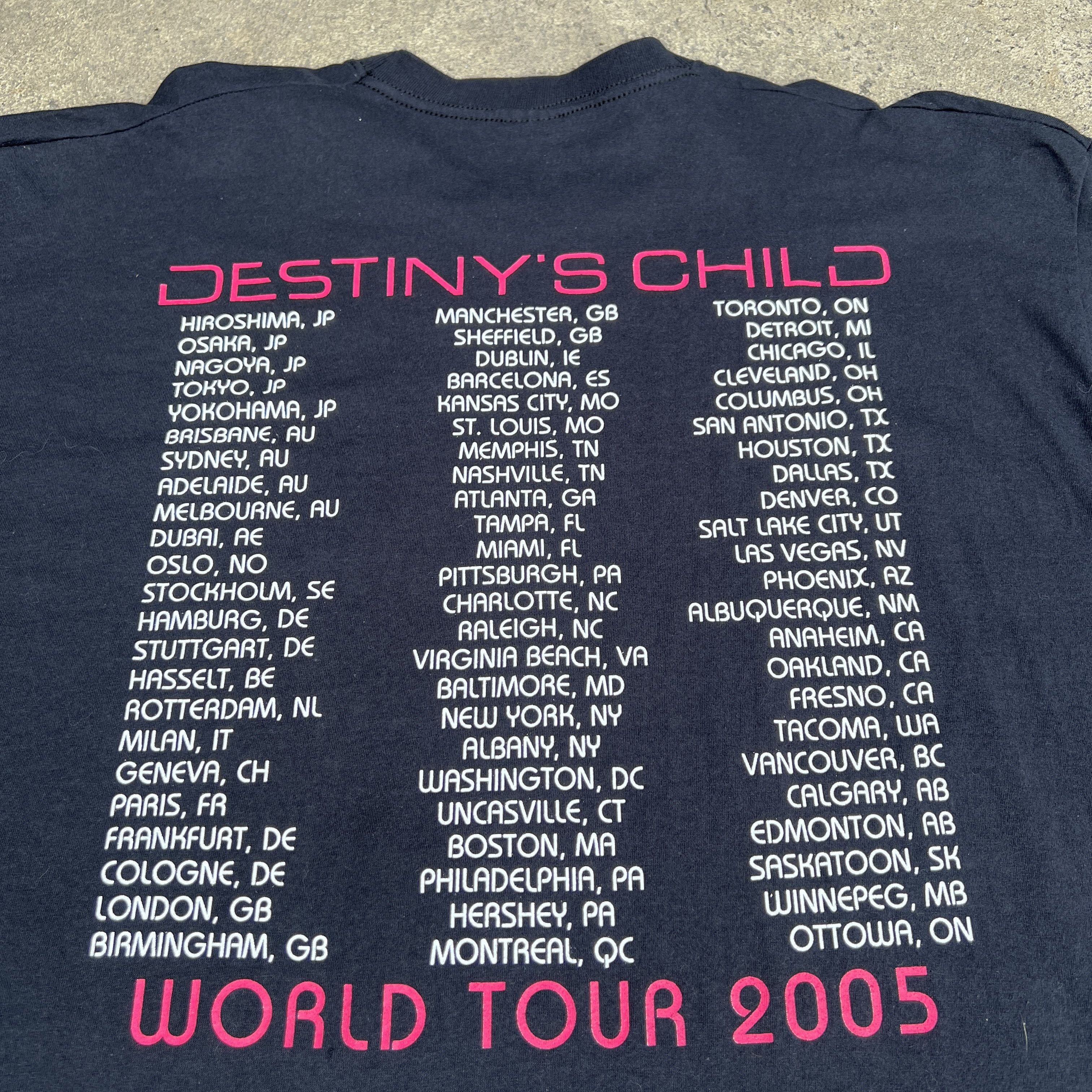 Band Tees × Rap Tees × Vintage Vintage Y2K Destiny’s Child Tour Tee XL Beyonce R&B hiphop Size US XL / EU 56 / 4 - 10 Thumbnail