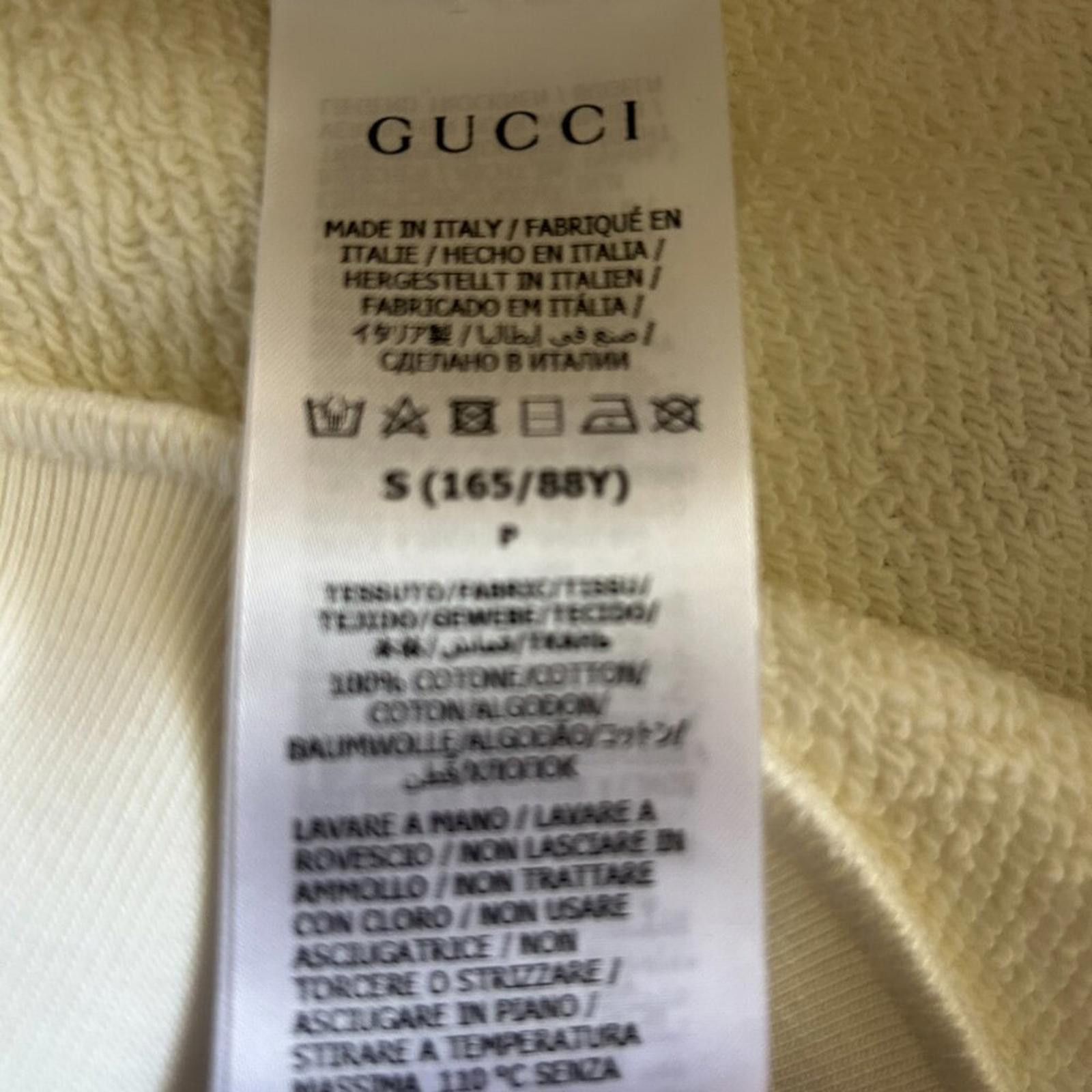 Other NWT Gucci x The North Face Sweatshirt White size S 617964 Size S / US 4 / IT 40 - 9 Thumbnail