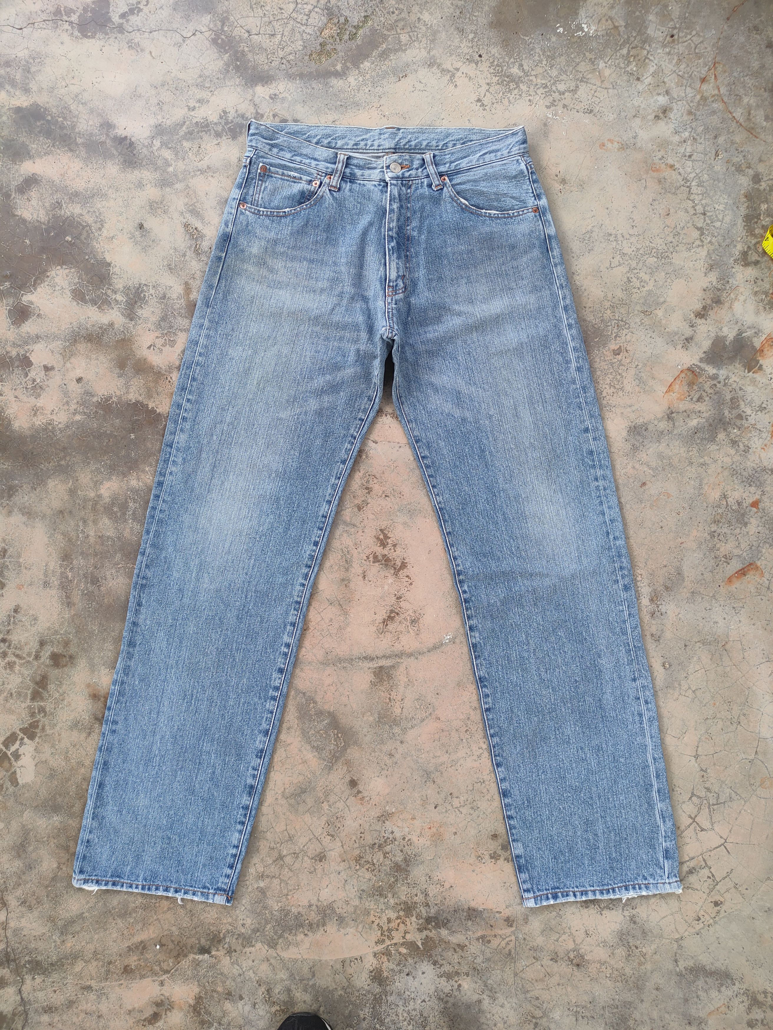 Japanese Brand W33 VINTAGE JAPANESE FAMOCK FADED JEANS DENIM PANTS Size US 33 - 1 Thumbnail