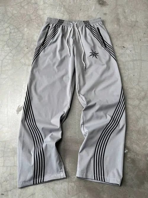 Japanese Brand Stripe DRIP street Y2K Pants Size US 32 / EU 48 - 1 Thumbnail