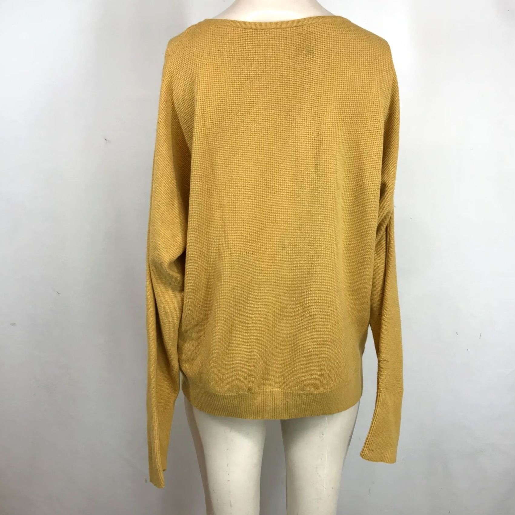 Vintage STACCATO Womens XL Sweater Gold Long Sleeve Round Neck Pullover Size XL / US 12-14 / IT 48-50 - 5 Thumbnail