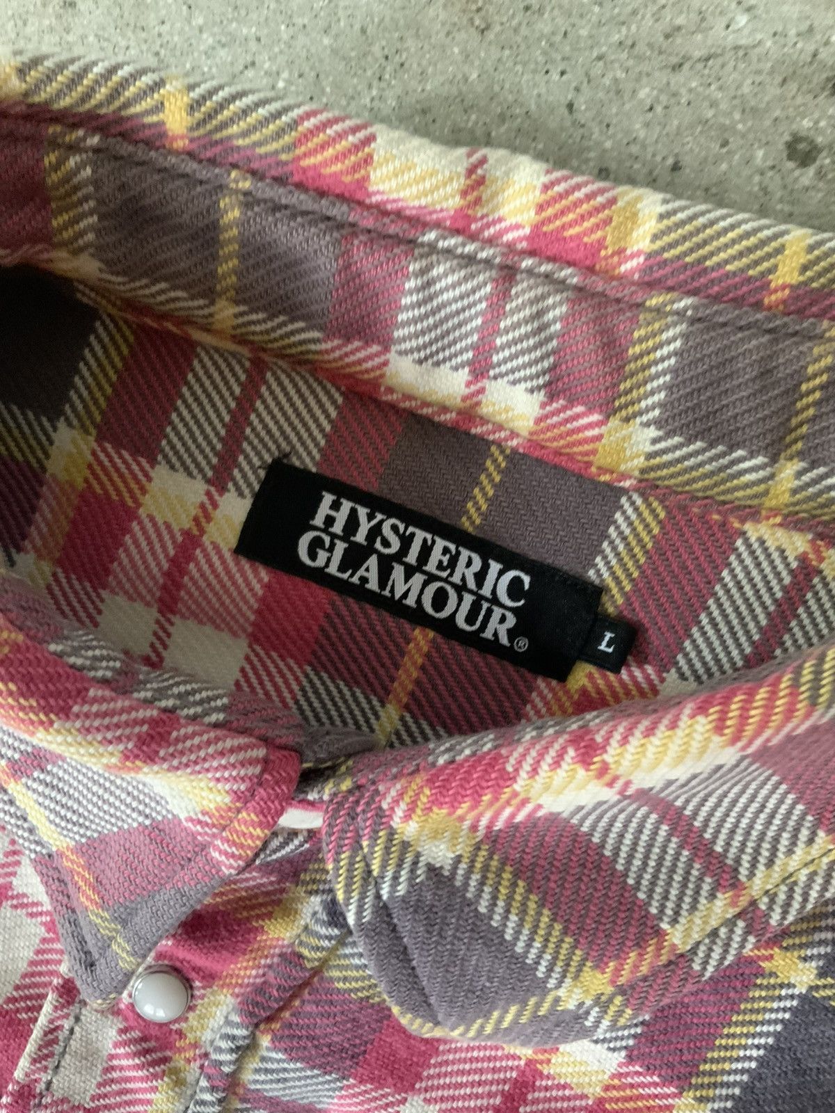 Hysteric Glamour HYSTERIC GLAMOUR PLAID WESTERN SHIRT Size US L / EU 52-54 / 3 - 2 Thumbnail