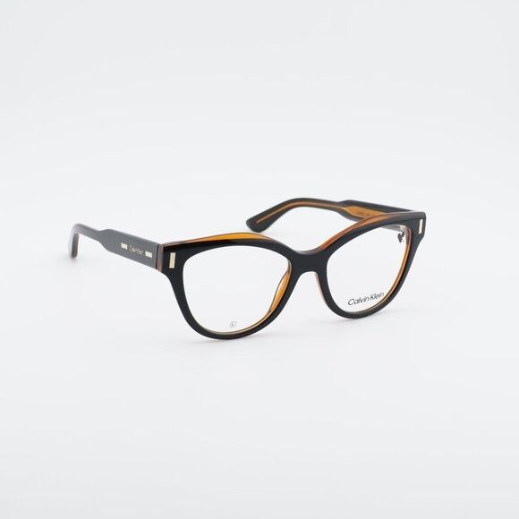 Calvin Klein Calvin Klein CK23541 008 Eyeglasses Black/Brown 53mm Cat Eye Size ONE SIZE - 1 Thumbnail