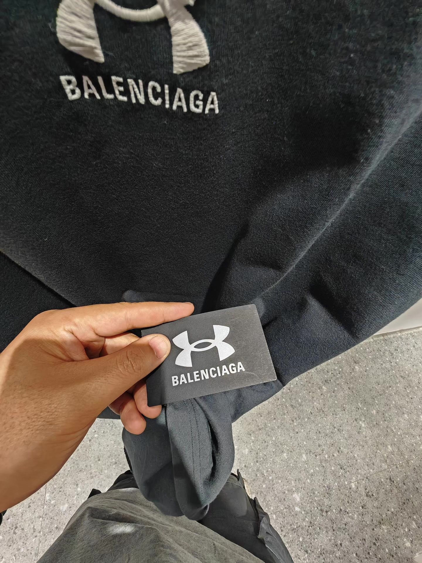 Balenciaga Balenciaga x Under Armour 25SS Short Sleeve Tee Q15 Size US S / EU 44-46 / 1 - 2 Thumbnail