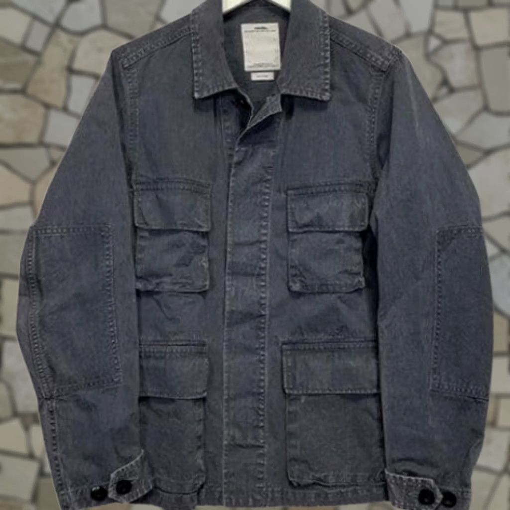 Visvim VINTAGE VISVIM 13AW KILGORE DMGD CHINO JACKET Navy Navy S 