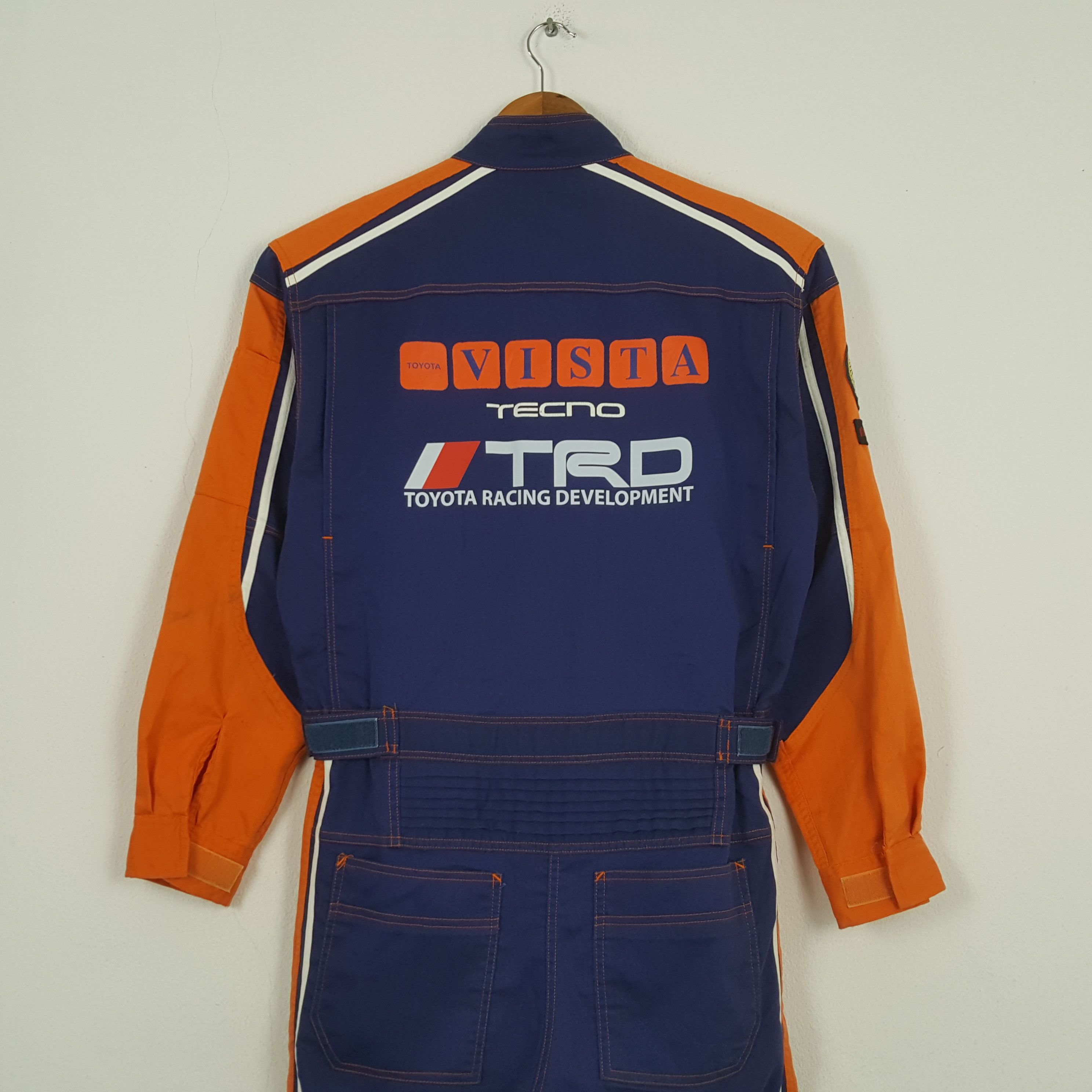 Japanese Brand Vintage Vista Tecno TRD Toyota Racing Coverall RR16 Size US M / EU 48-50 / 2 - 2 Thumbnail