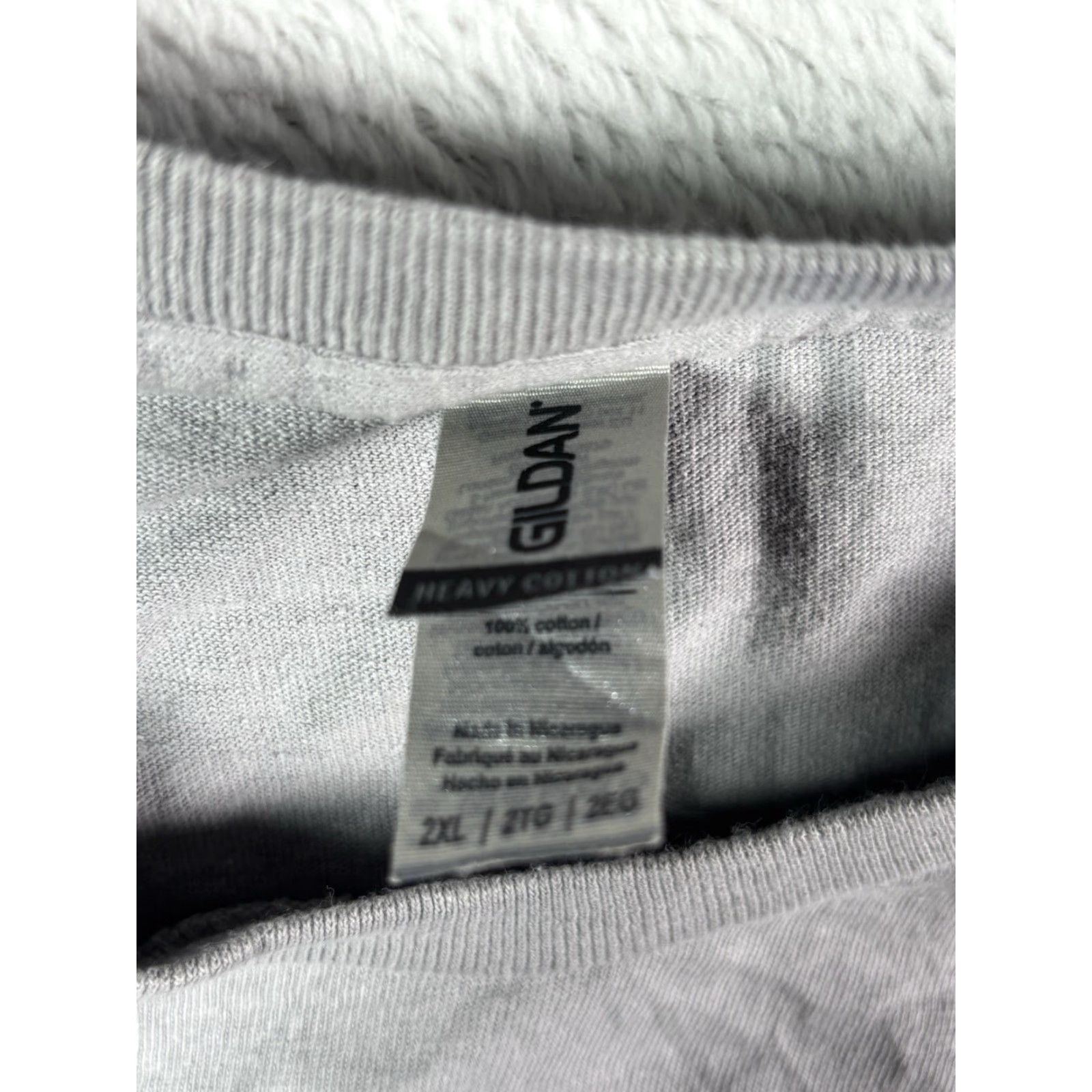 Gildan Gildan Men's T-Shirt Chevy American Strong 2XL Gray Cotton Graphic Tee Cars 90s? Size US XXL / EU 58 / 5 - 7 Thumbnail