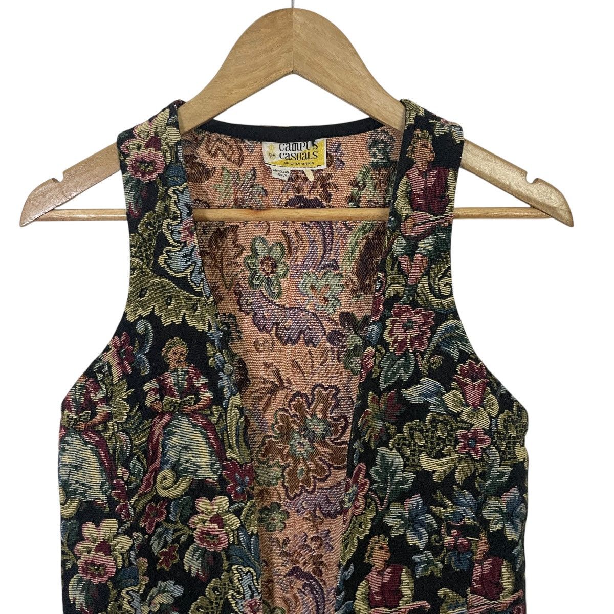 Japanese Brand Vintage Campus Casual Of Califiona Art Sleeveles Jacket Size S / US 4 / IT 40 - 2 Thumbnail