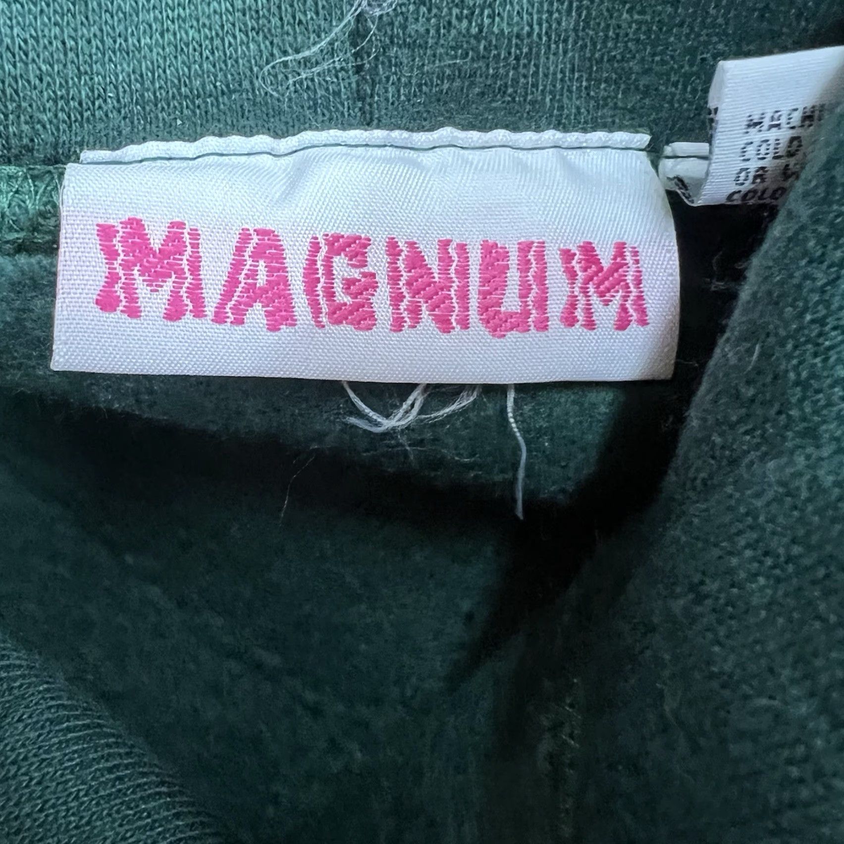 Vintage VINTAGE - Note: Magnum Hooded Pullover Sweatshirt - Mens - 3XL - Green - Hoodie, Sweatshirt - 3XL Mens Green Hoodie Sweatshirt Size US XXL / EU 58 / 5 - 6 Thumbnail