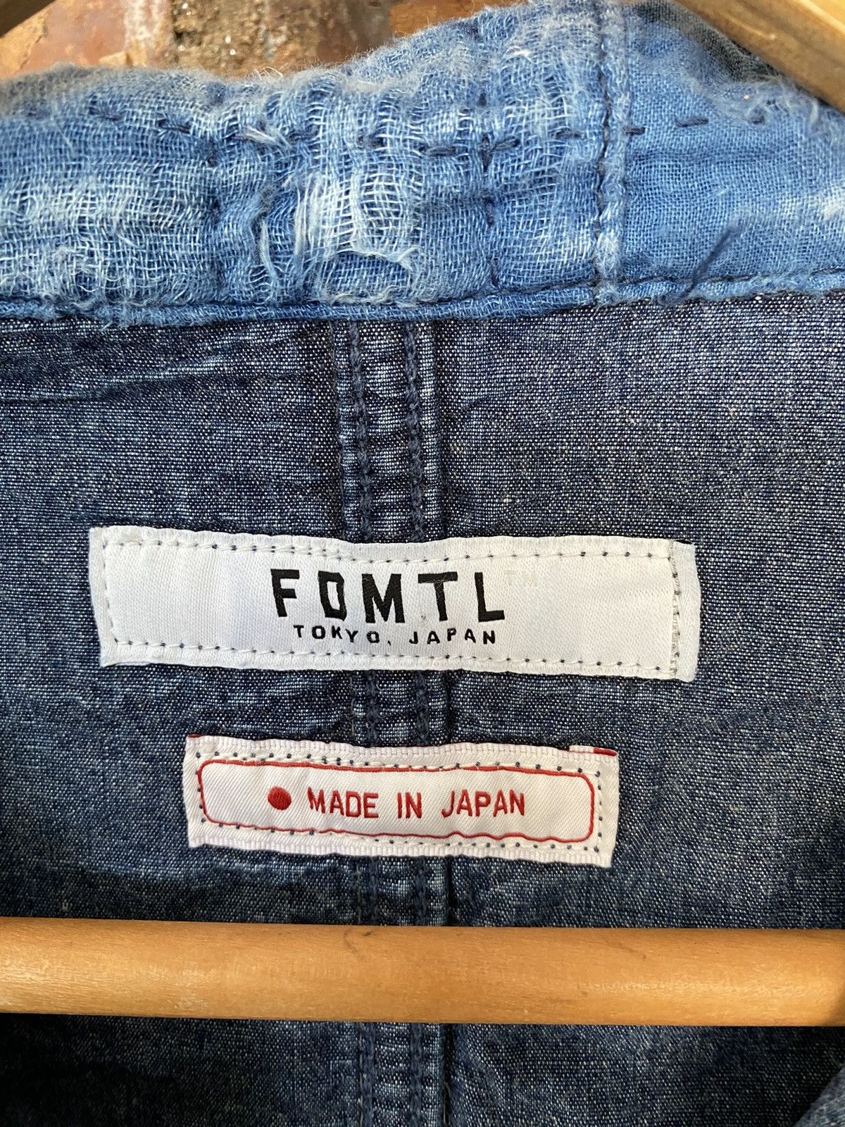 FDMTL Iconic Sashiko Boro Jacket 10 Year Wash Size US L / EU 52-54 / 3 - 23 Thumbnail