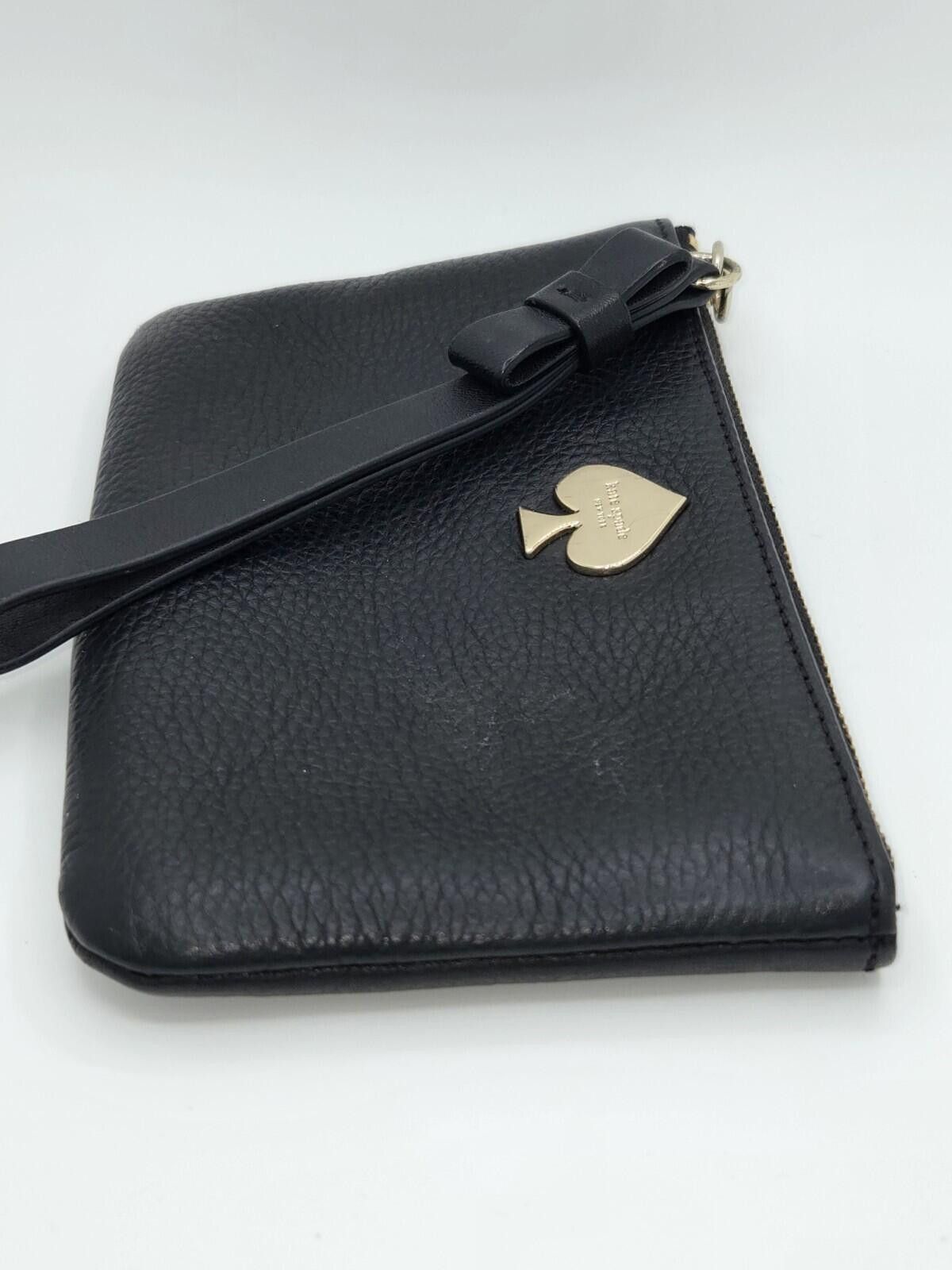 Other Kate Spade New York L117354 Women's Black Leather Wristlet Size ONE SIZE - 4 Thumbnail