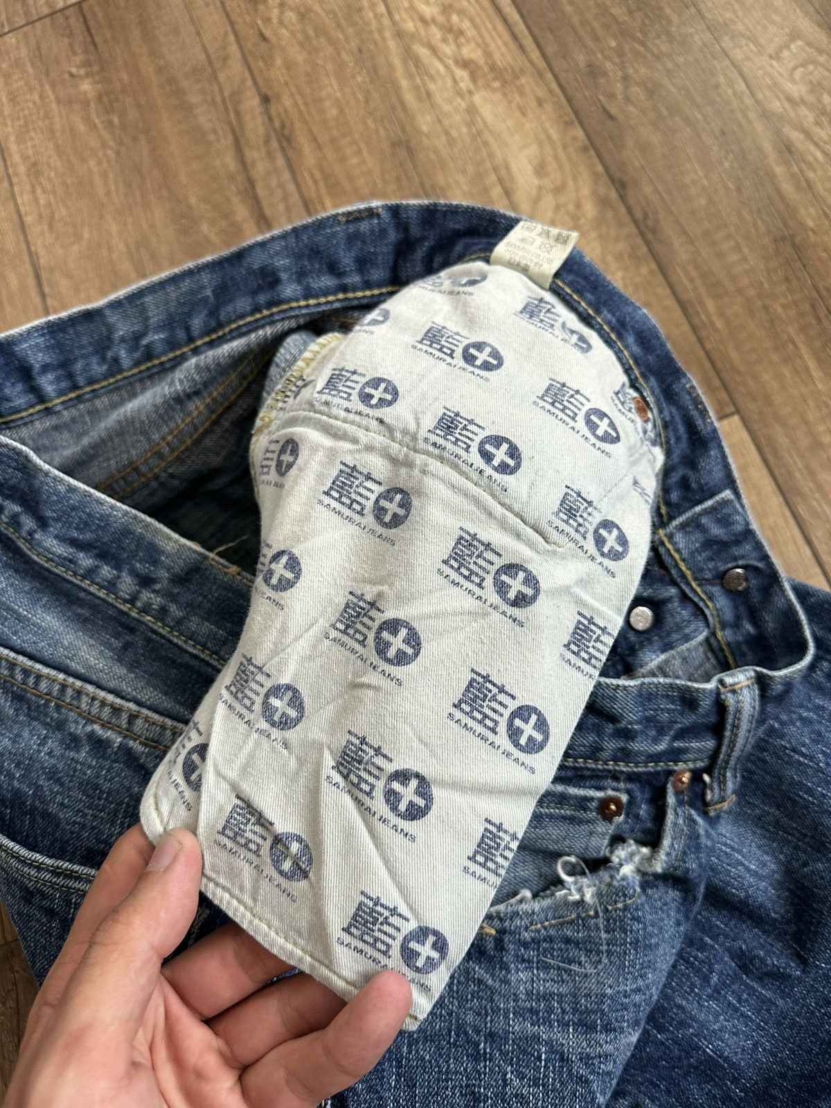 Samurai Jeans Samurai Japan Jeans Denim Distressed Size US 34 / EU 50 - 17 Thumbnail