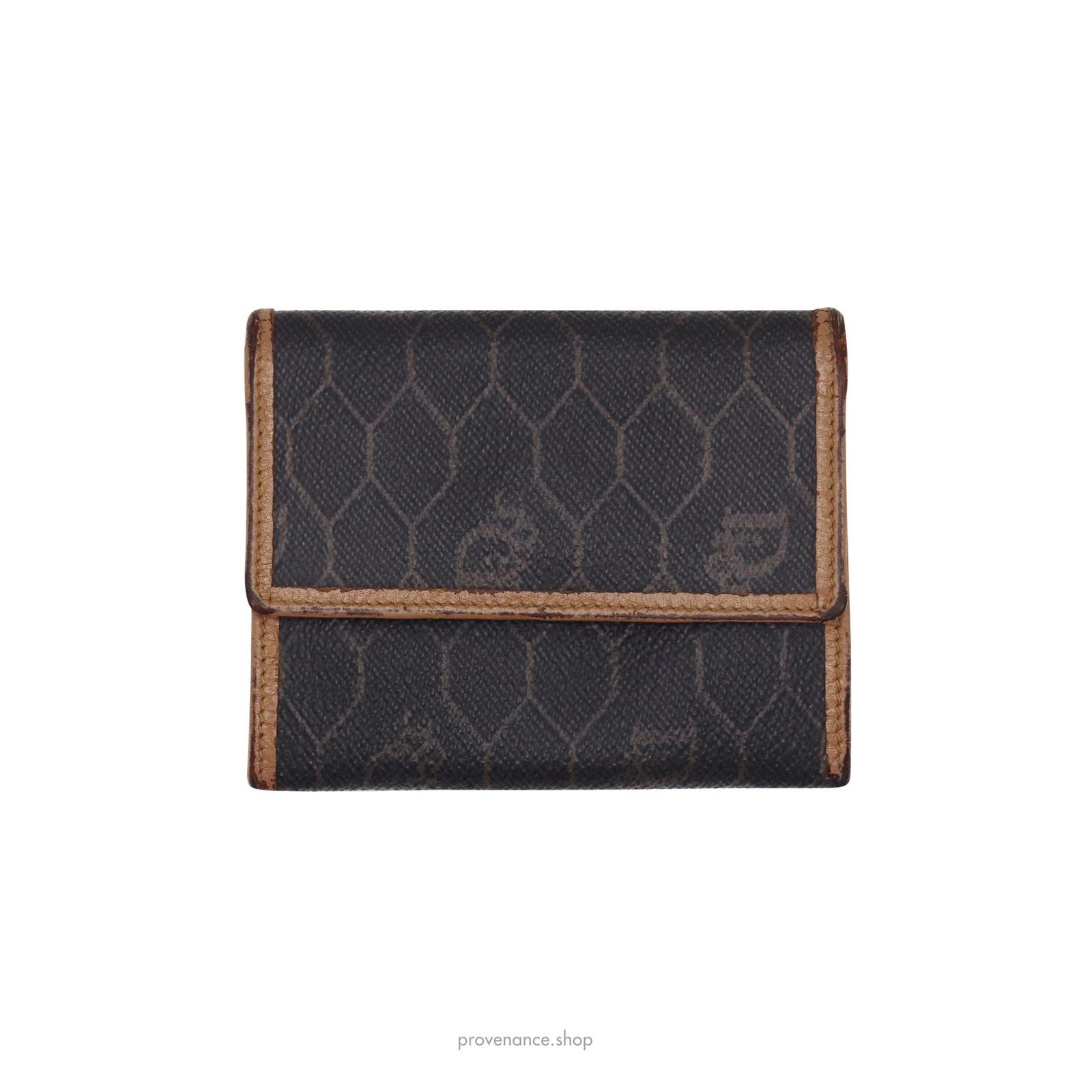 image of Dior Snap Wallet - Black Honeycomb Trotter, Men's