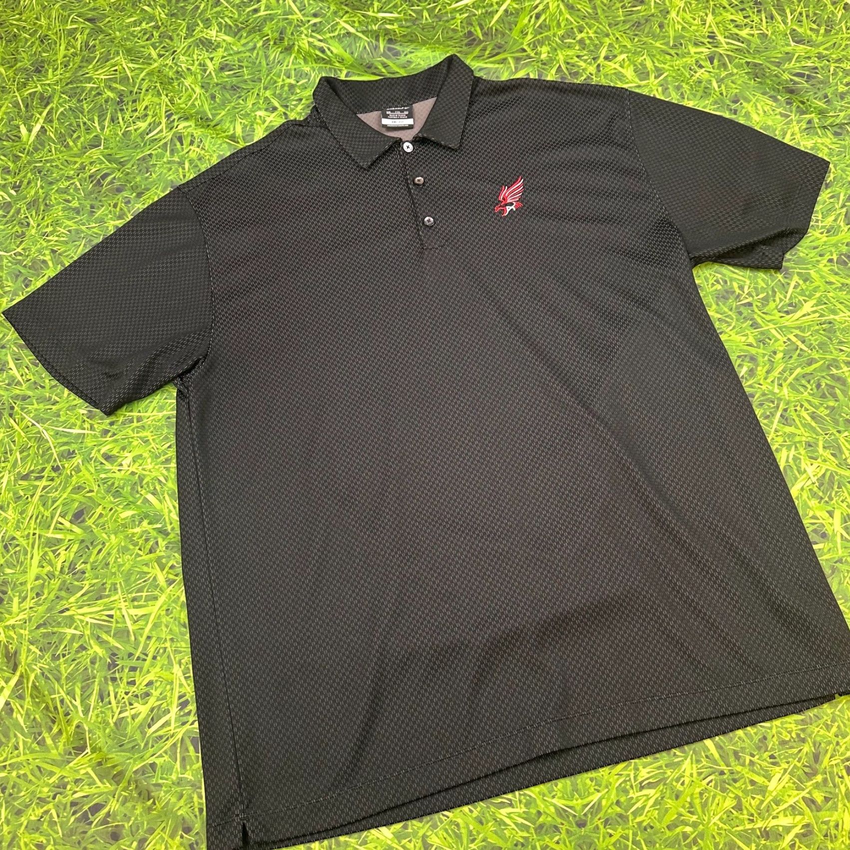Nike Nike Pique Polo Golf Shirt Mens 2XL Dri-Fit Hawk Embroidered Loose Stretch Size US XXL / EU 58 / 5 - 3 Thumbnail