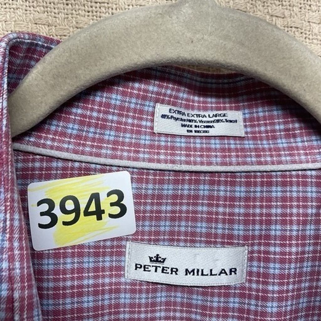 Peter Millar NWOT Peter Millar Check Long Sleeve Button Up Shirt Men 2XL Size US XXL / EU 58 / 5 - 2 Thumbnail