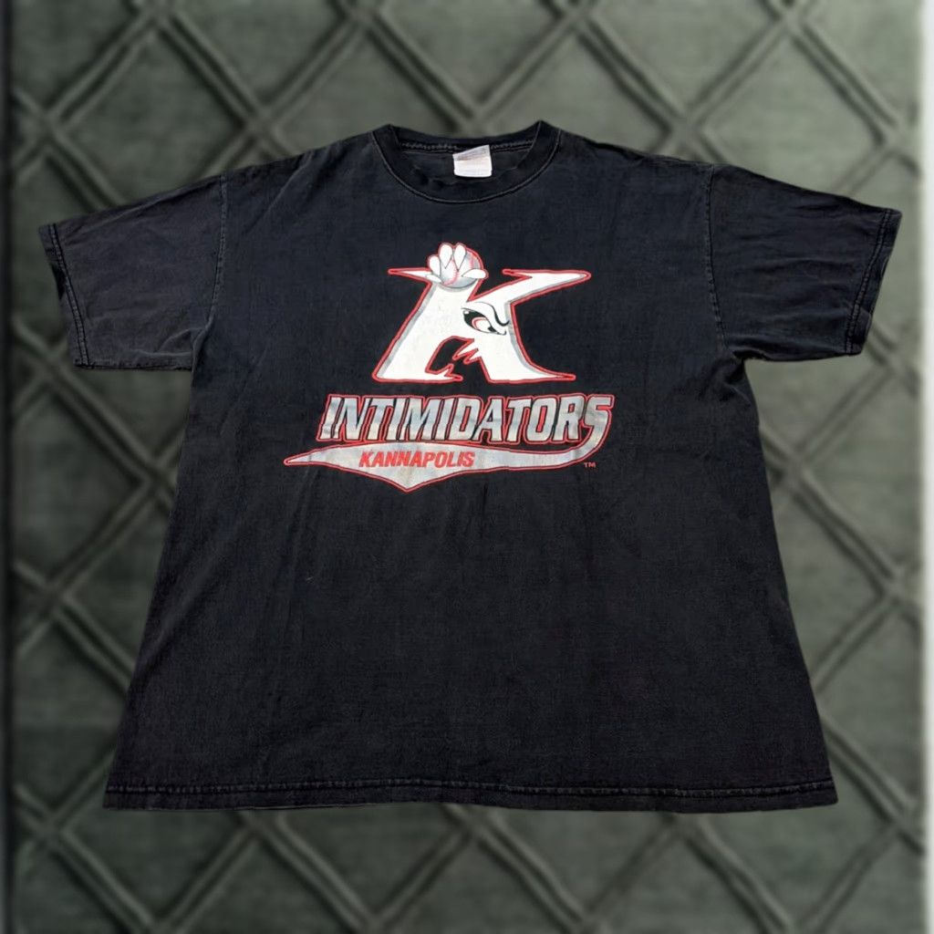 Hanes VINTAGE Dale Earnhardt Kannapolis Intimidators MILB Baseball T-shirt Large Size US L / EU 52-54 / 3 - 1 Thumbnail