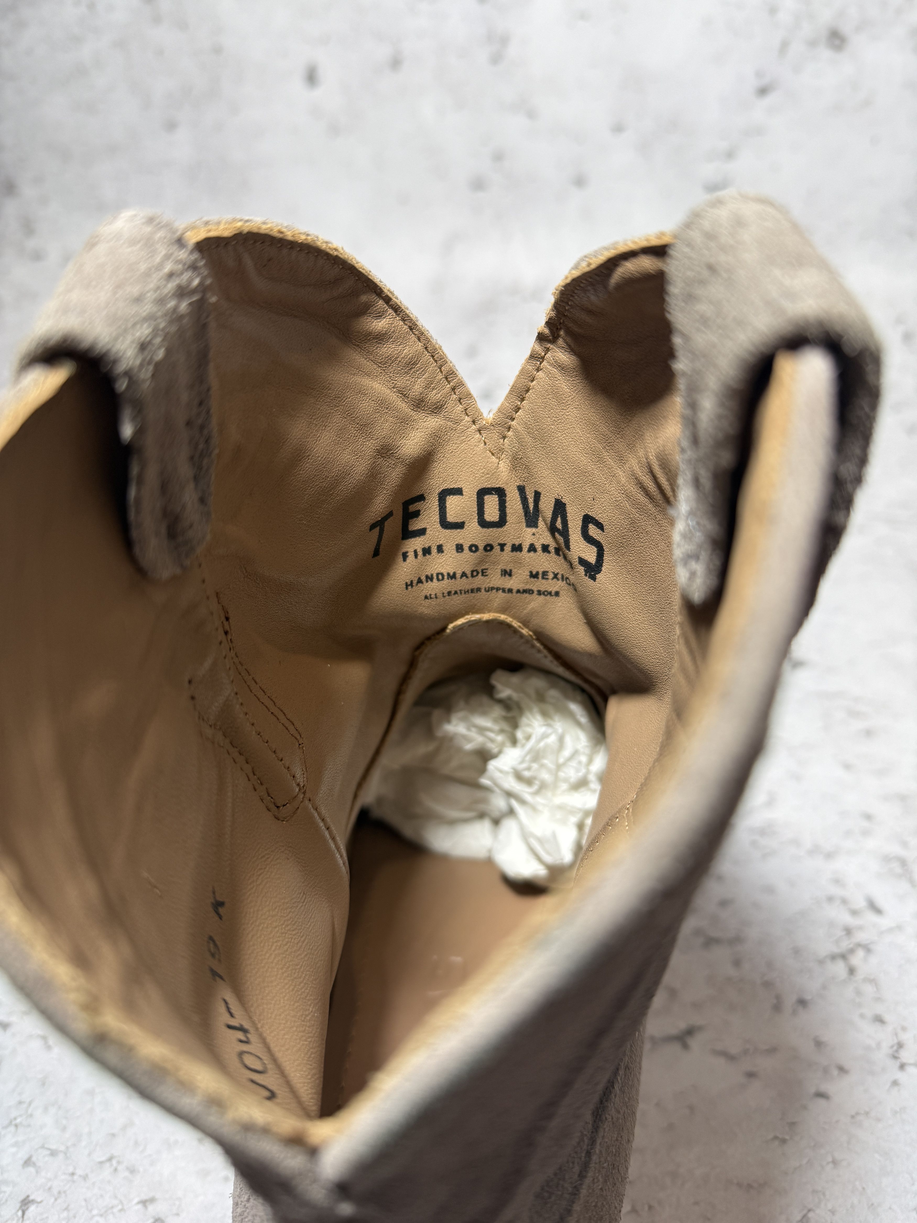 Tecovas Tecovas The Lucy Women’s Western Boots Gray Suede Size 10B Size US 10 / IT 40 - 3 Thumbnail