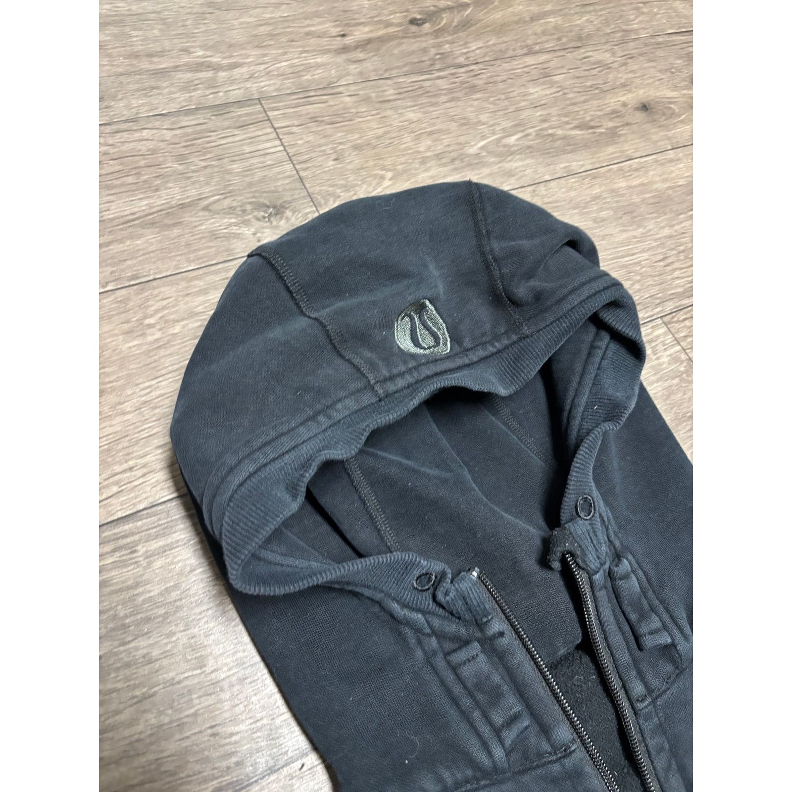 Designer × Lululemon Lululemon Black Full Zip Hoodie Sz L Women Size L / US 10 / IT 46 - 2 Thumbnail