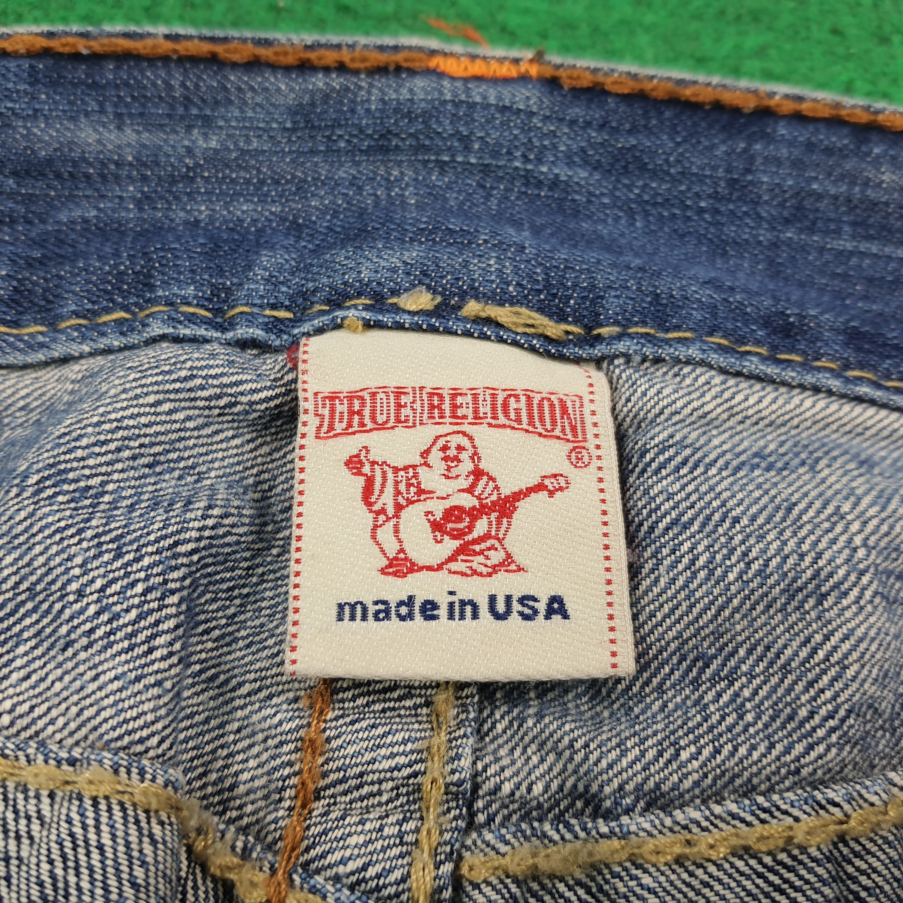 True Religion Vintage True Religion Jeans Blue Baggy Bootcut C280N28 Size US 33 - 11 Thumbnail