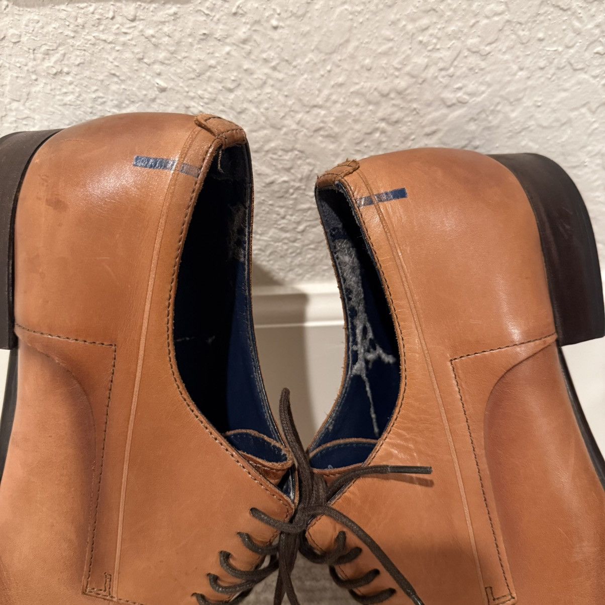 Zara Zara Man Modern Essentials Tan Leather Dress Shoes Size 11 Size US 11 / EU 44 - 8 Thumbnail