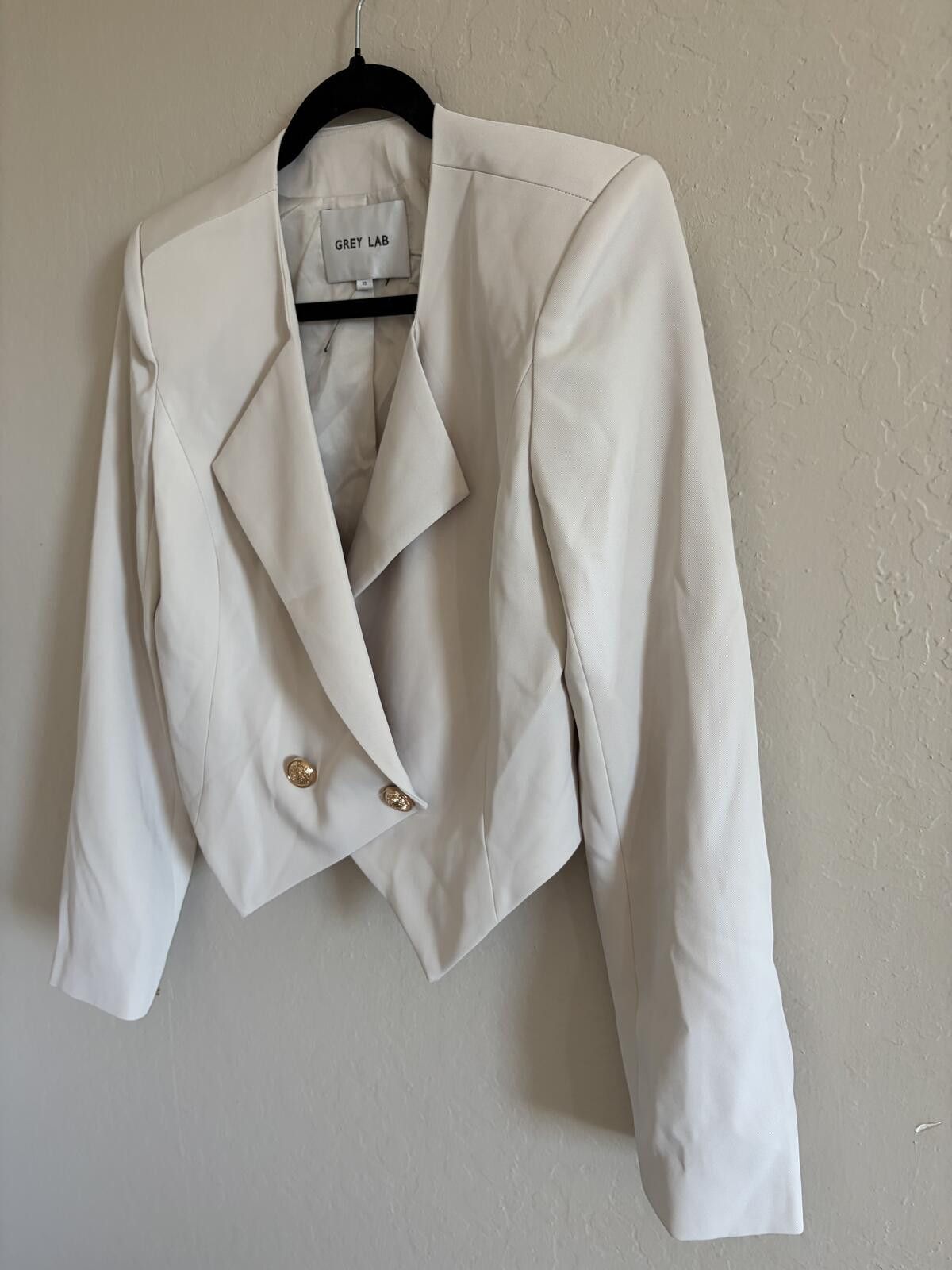 Other Grey Lap Cropoed Blazer Size XS / US 0-2 / IT 36-38 - 4 Thumbnail