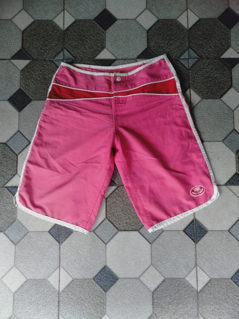 Japanese Brand Japanesse Roxy Board Shorts Pink Vintage Size US 29 - 6 Thumbnail