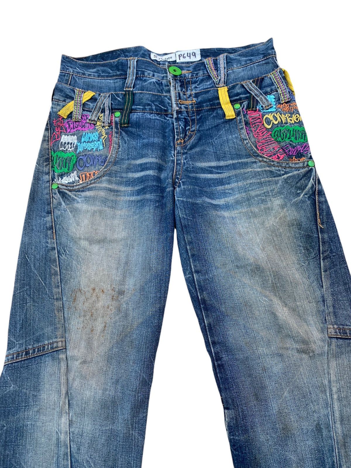 Vintage Vintage Sorridere Double Waist Pant Size US 33 - 3 Thumbnail