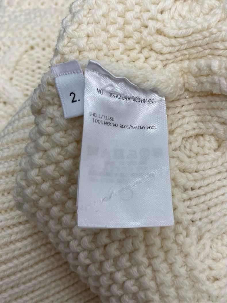 Thom Browne Thom Browne size2 White American twill round neck wool swea Size US M / EU 48-50 / 2 - 7 Thumbnail