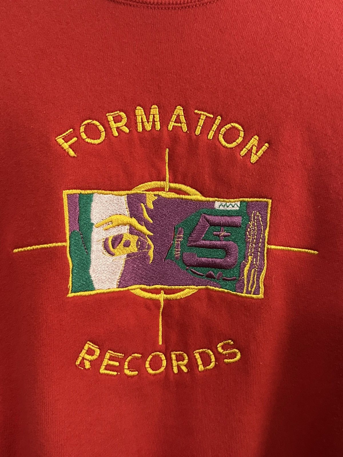 Vintage Vintage Formation Records 90’s Sweatshirt Size US M / EU 48-50 / 2 - 3 Thumbnail
