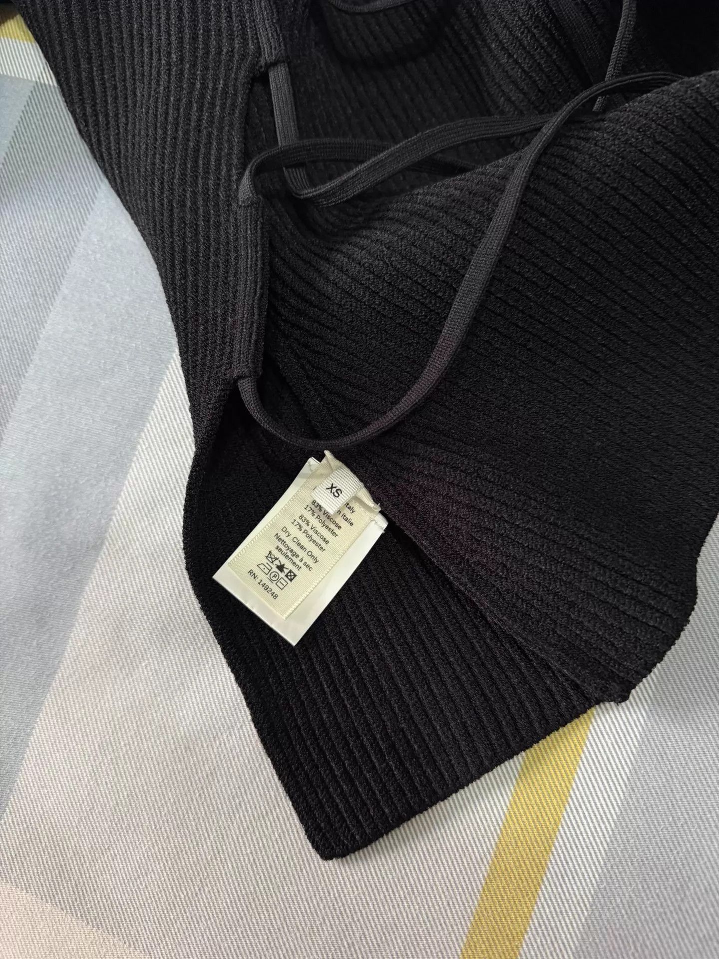 KHAITE khaite knit top back tie slim stretch authentic Size XS / US 0-2 / IT 36-38 - 5 Thumbnail