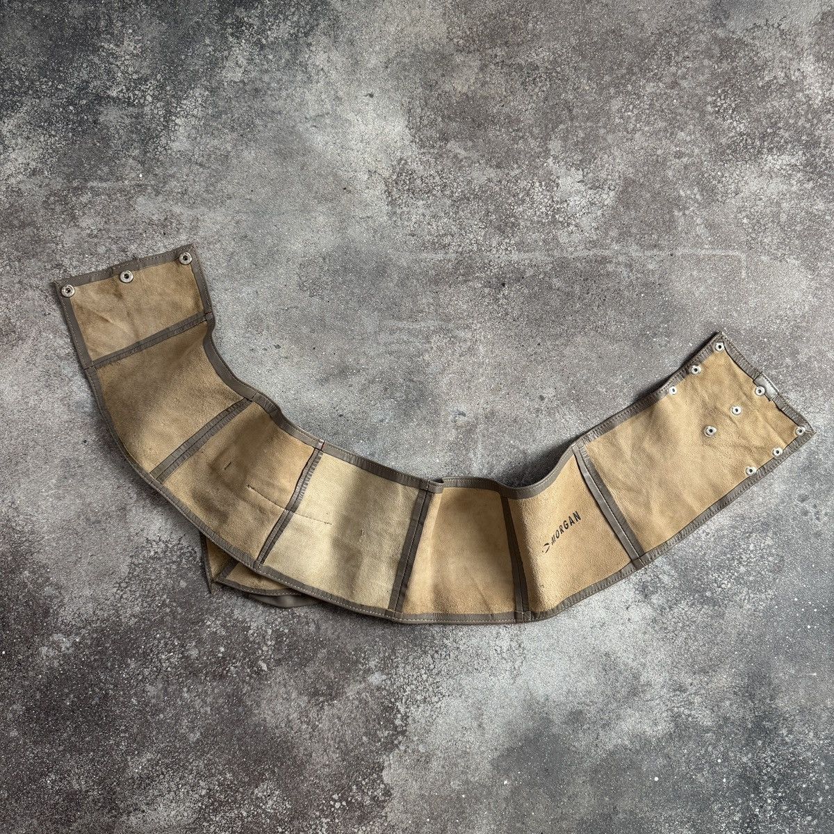Morgan De Toi Morgan Vintage Archive Y2K Real Leather Wide Leather Belt Size ONE SIZE - 9 Thumbnail