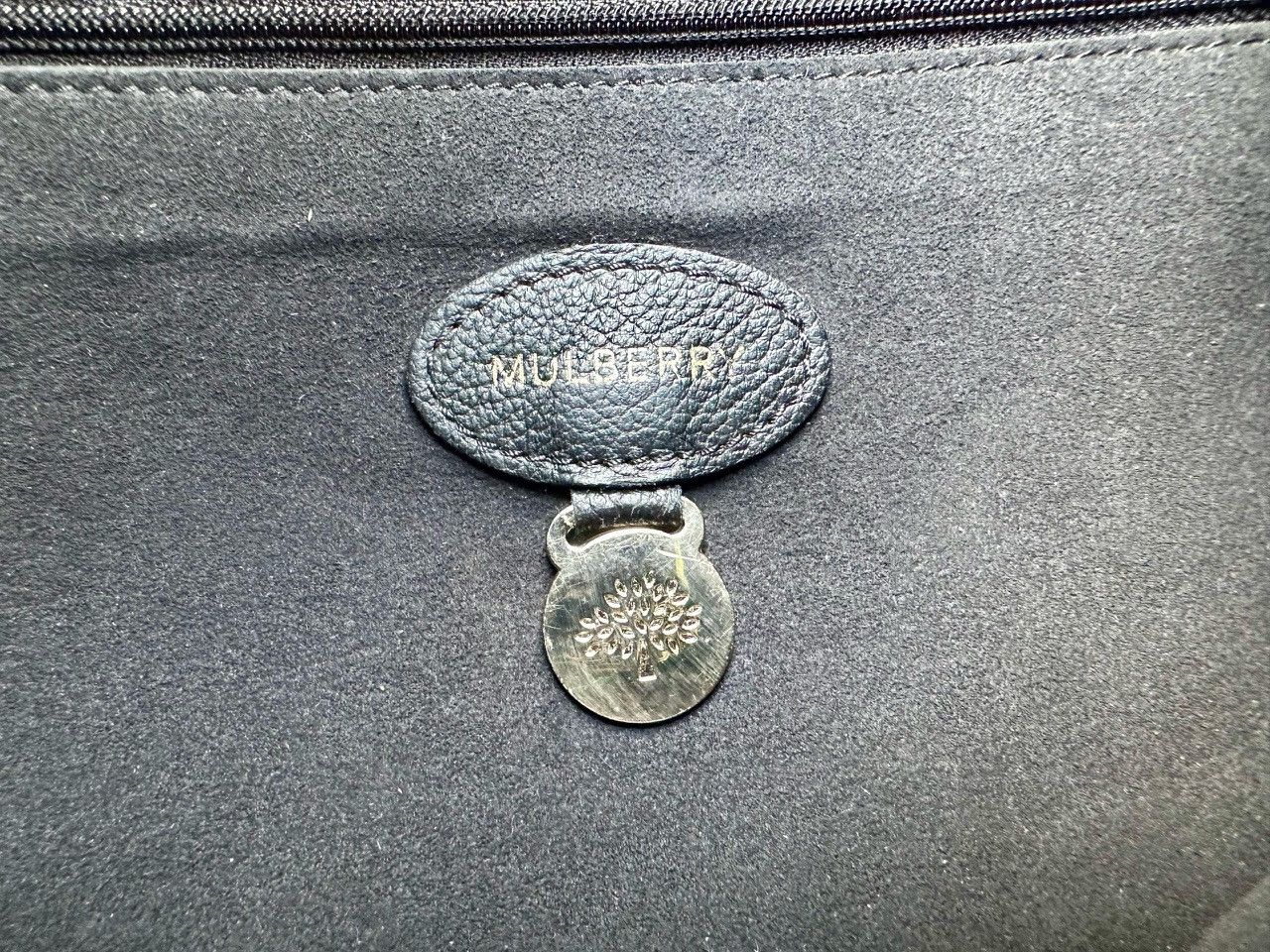 Mulberry Authentic Mulberry Freya Large Black Goat Printed Calf Bag Size ONE SIZE - 9 Thumbnail
