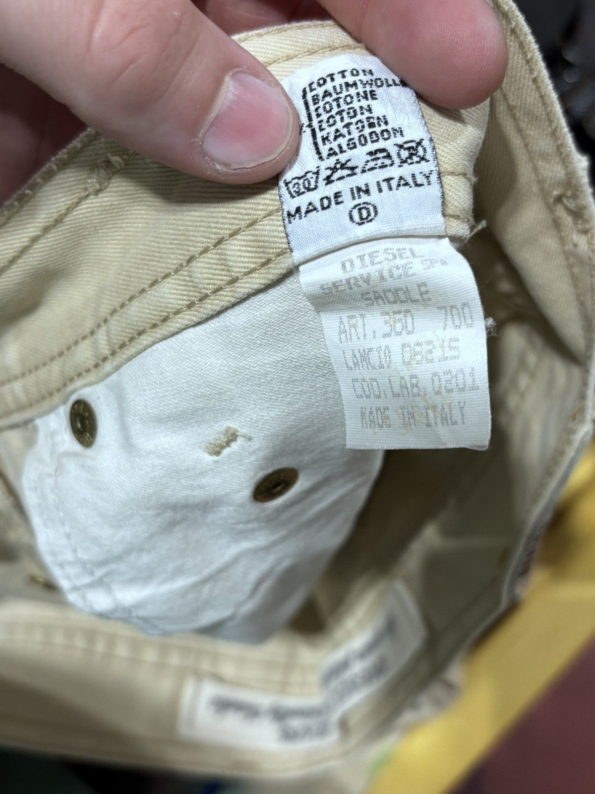 Diesel Custom Baggy Carpenter Jeans Size US 33 - 11 Thumbnail