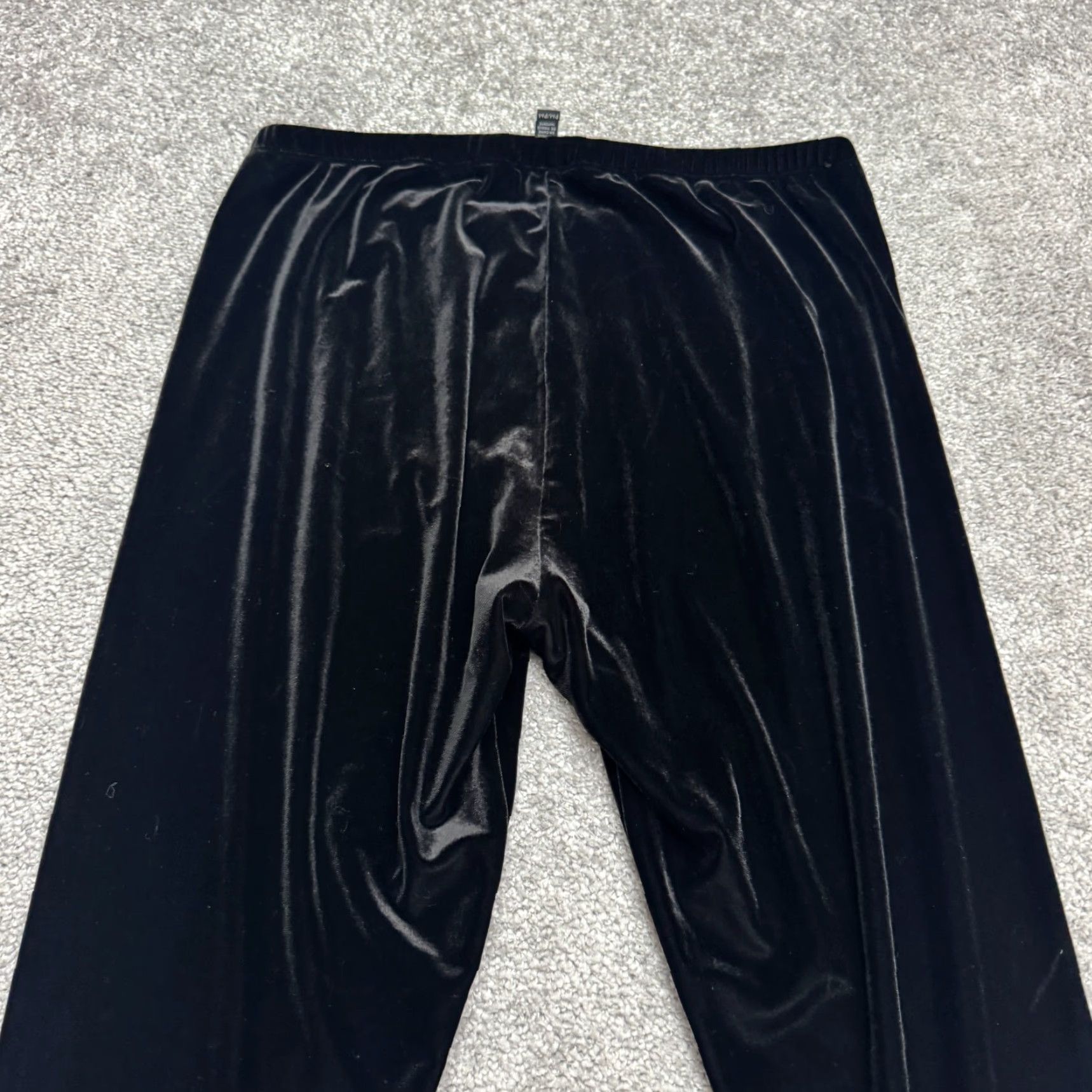 Eileen Fisher Eileen Fisher Pants Women's Pull On Velvet Leggings Petite Black B07 Skinny Pocket Logo 26in Inseam Regular Stretch Casual Size 32" / US 10 / IT 46 - 5 Thumbnail