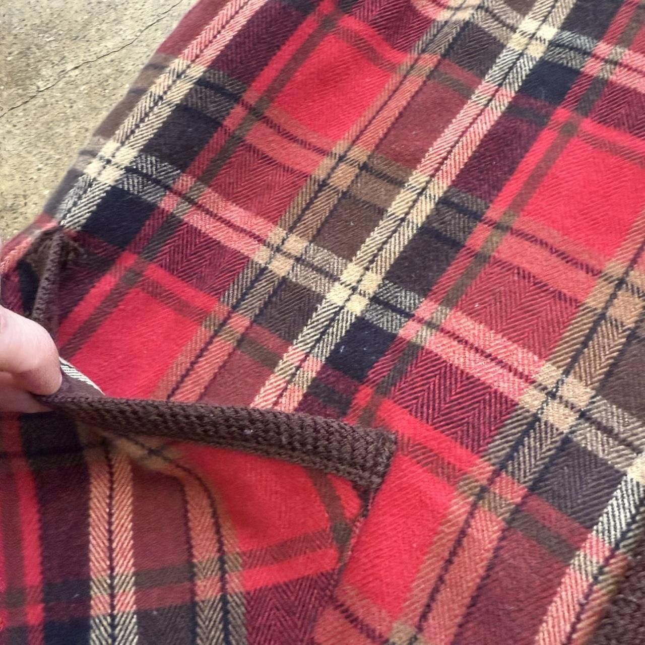 Designer Red Plaid Quilt Vest Size L / US 10 / IT 46 - 4 Thumbnail