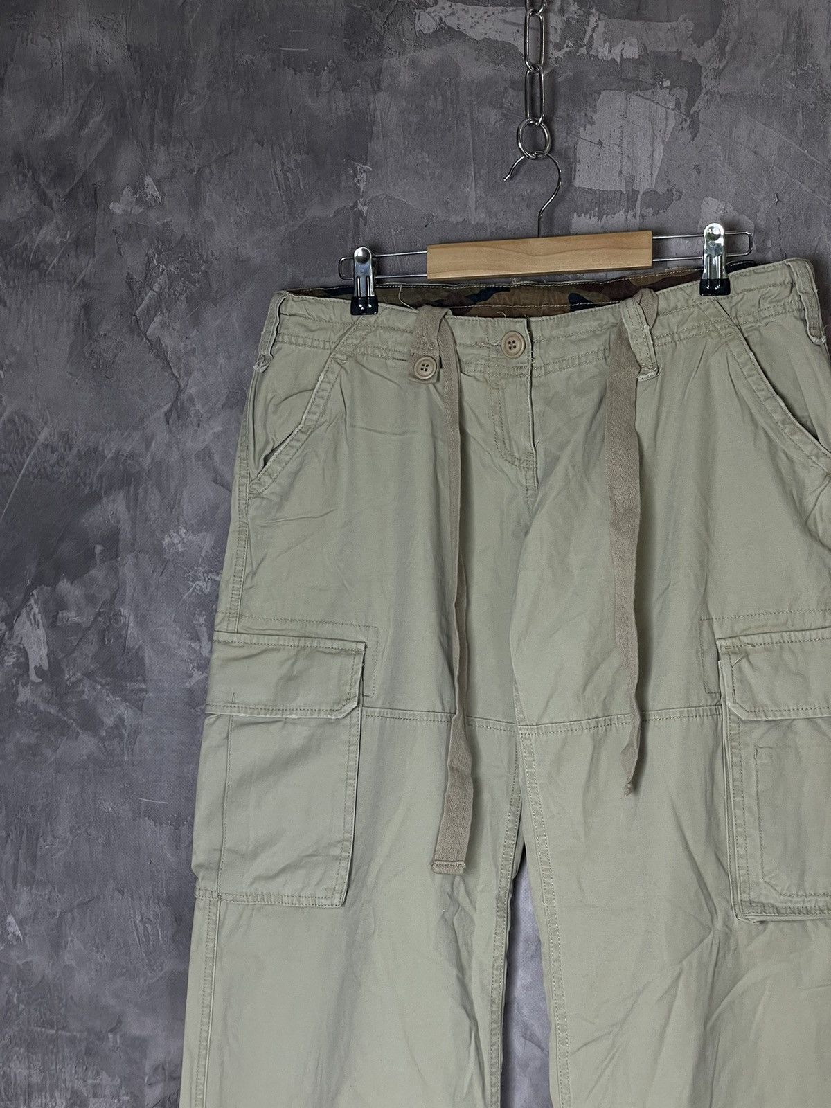 Alpha Industries × Japanese Brand Vintage Alpha Industries japanese cargo zip denim pants Size 34" / US 12 / IT 48 - 5 Thumbnail