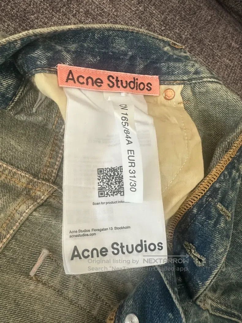 Acne Studios Acne Studios FW25 Low-Rise Wide Leg Scimitar Jeans Size US 30 / EU 46 - 5 Thumbnail