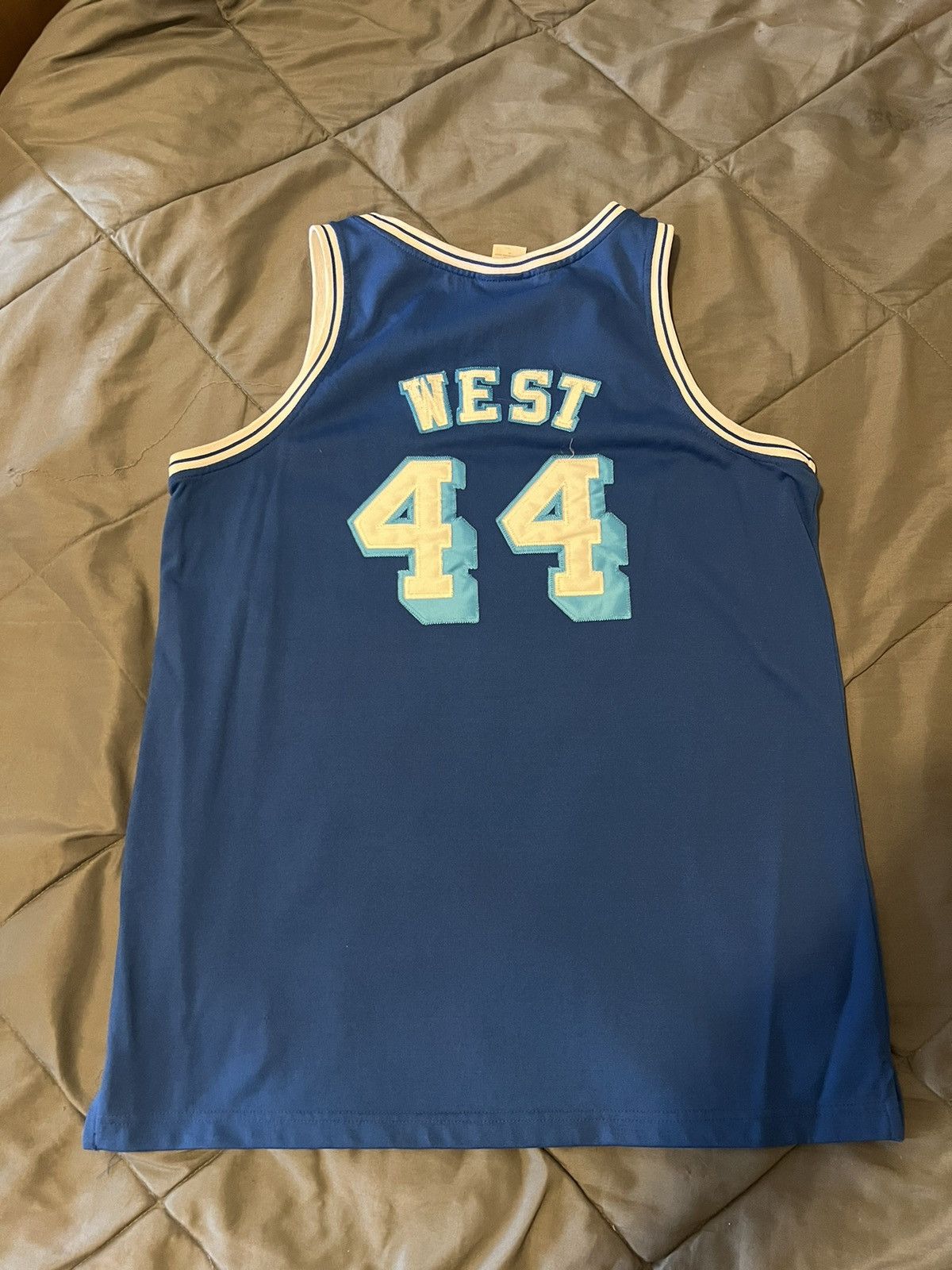 Mitchell & Ness × NBA Jerry west vintage Mitchell and ness jersey Size US L / EU 52-54 / 3 - 2 Thumbnail