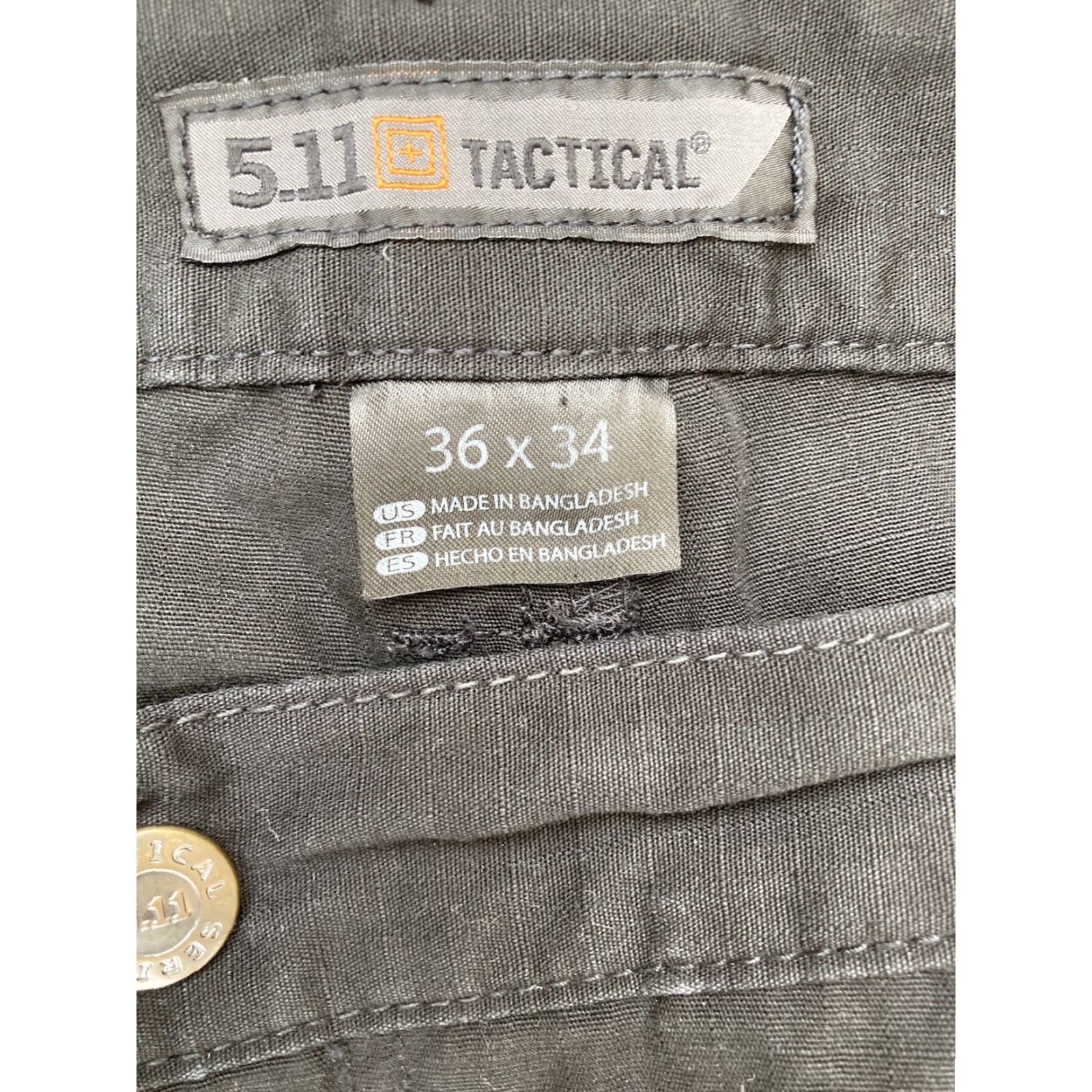 Vintage 5.11 Tactical Pants Cargo Regular 36 Black 5-Pocket Lightweight Breathable Poly Mens Jeans & Pants Size US 36 / EU 52 - 3 Thumbnail