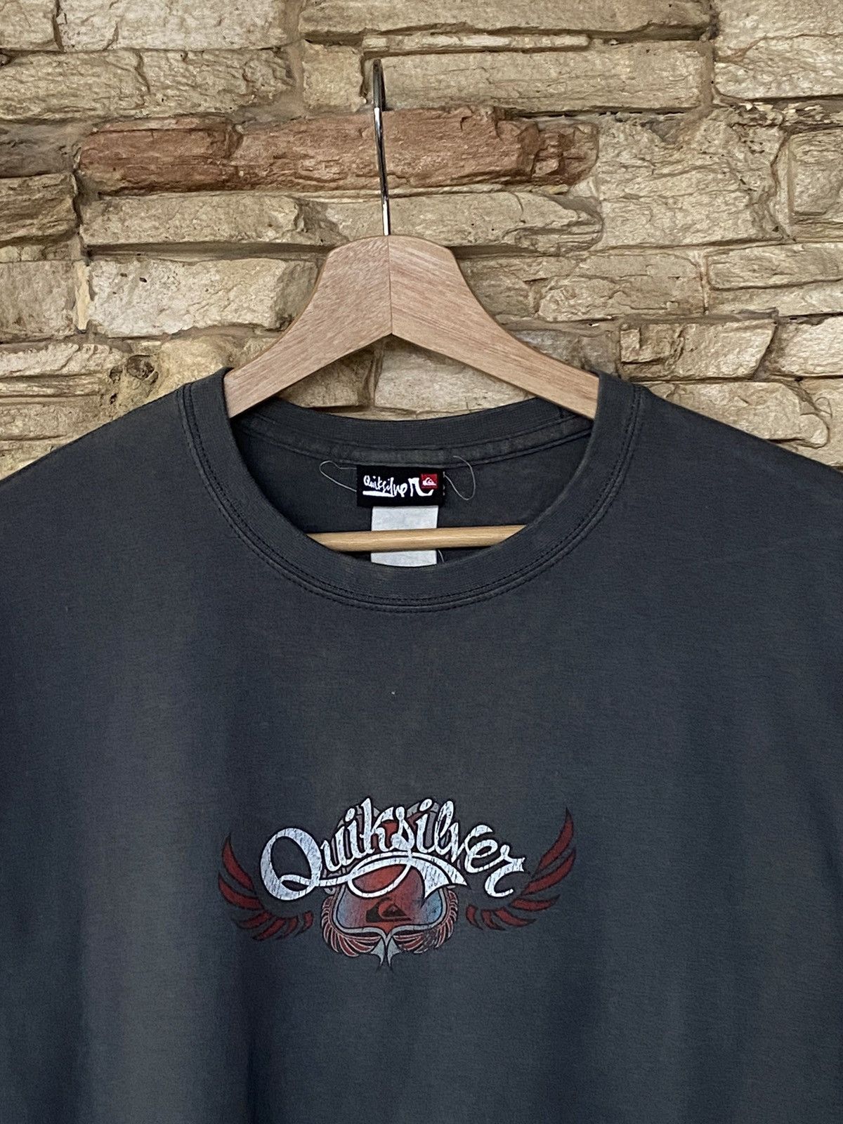 Vintage Vintage Quiksilver Backhit Logo Surfing Tees Vtg Size US M / EU 48-50 / 2 - 4 Thumbnail