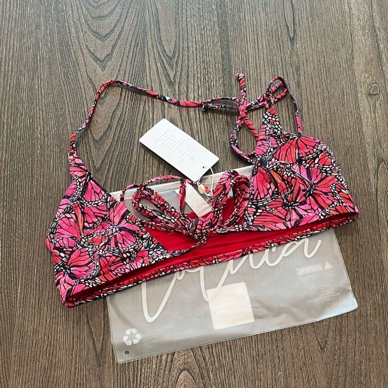 Vintage NWT Toluca Amina Bikini Top Waist Wrap Triangle Size M/L Size ONE SIZE - 1 Thumbnail