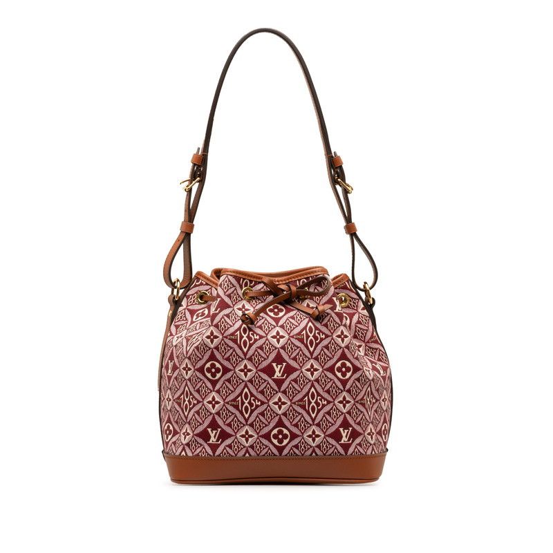 image of Louis Vuitton Monogram Since 1854 Petite Noe in Red, Women's