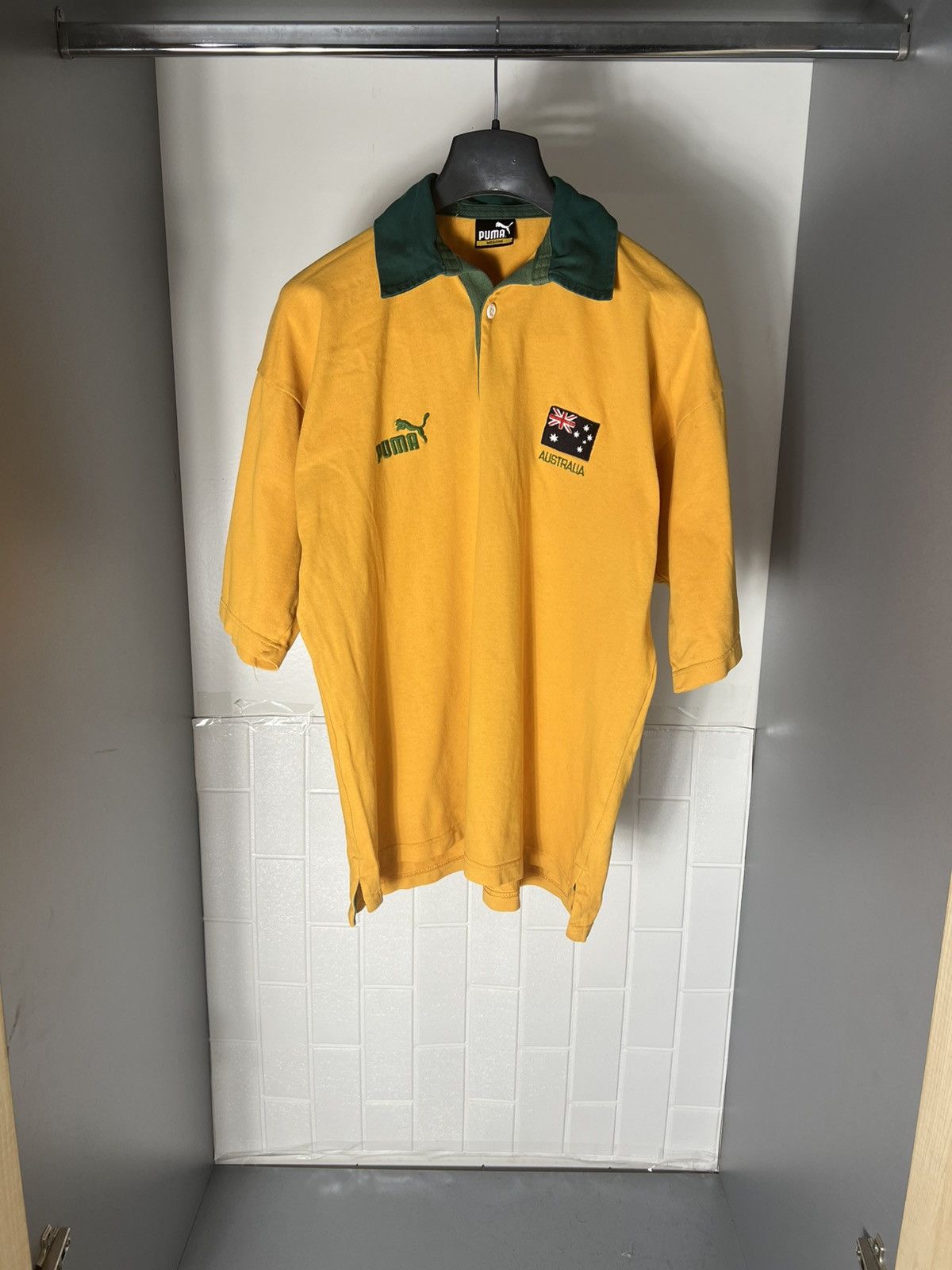 Vintage VERY RARE PUMA AUSTRALIA RETRO RUGBY JERSEY BLOKECORE 90s Size US M / EU 48-50 / 2 - 1 Thumbnail