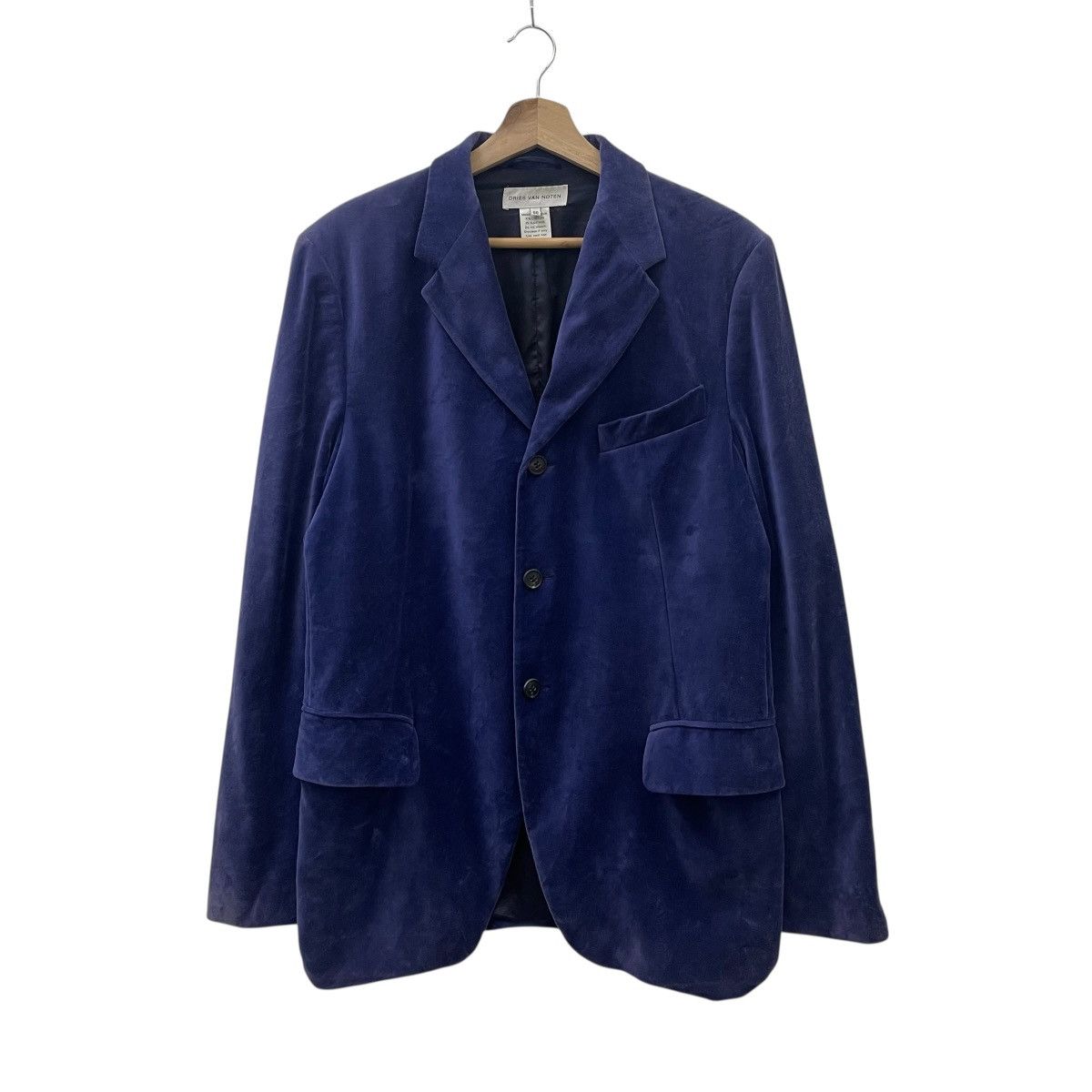 Dries Van Noten Vintage Dries Van Noten Velvet Coat Jacket Size US L / EU 52-54 / 3 - 4 Thumbnail