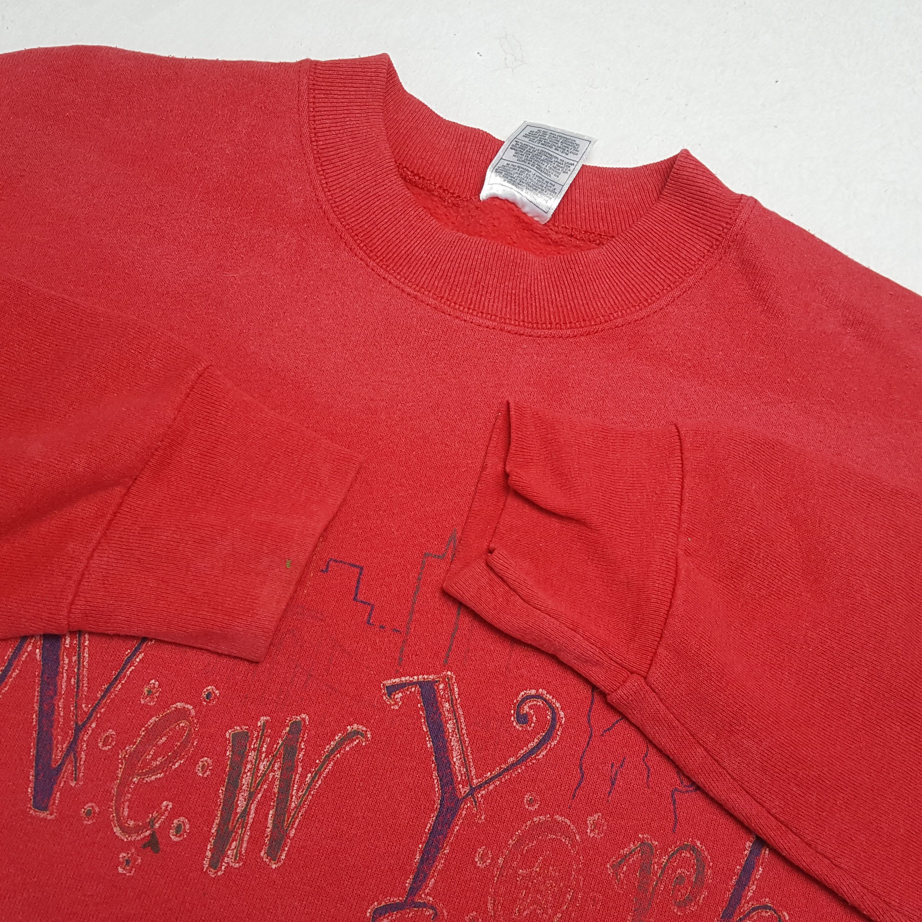 Vintage Vintage NEW YORK American Streetwear Style Sweatshirt Size US L / EU 52-54 / 3 - 8 Thumbnail