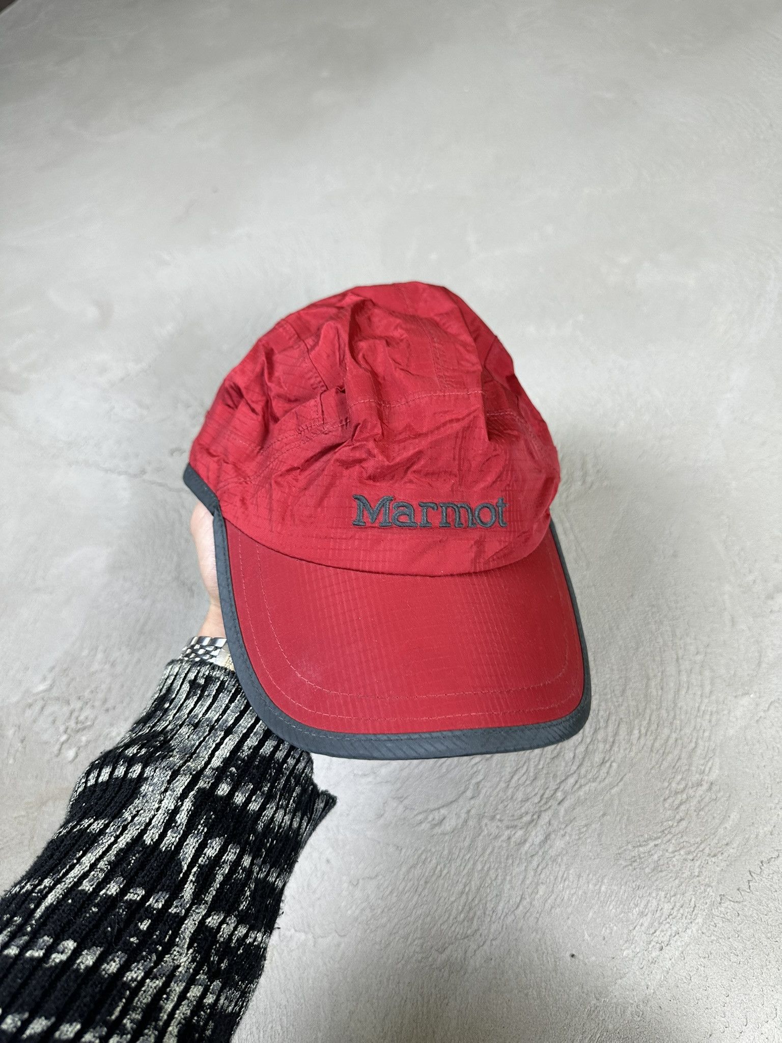 Marmot 90s Vintage Marmot Nylon Cap Hat Size ONE SIZE - 1 Thumbnail