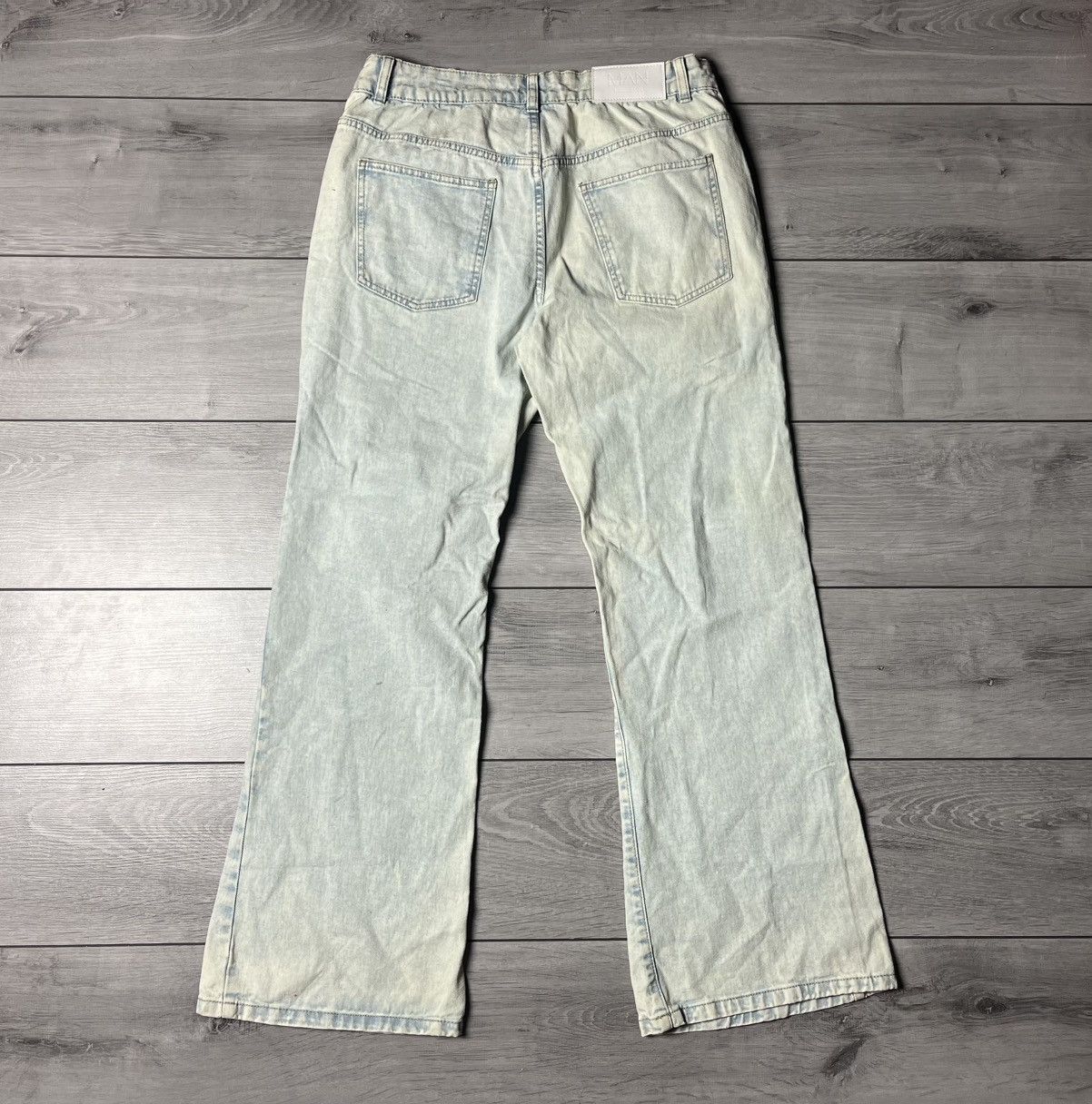 If Six Was Nine Boohoo man jeans washed Flare pants Japanese baggy size 34 Size US 34 / EU 50 - 5 Thumbnail