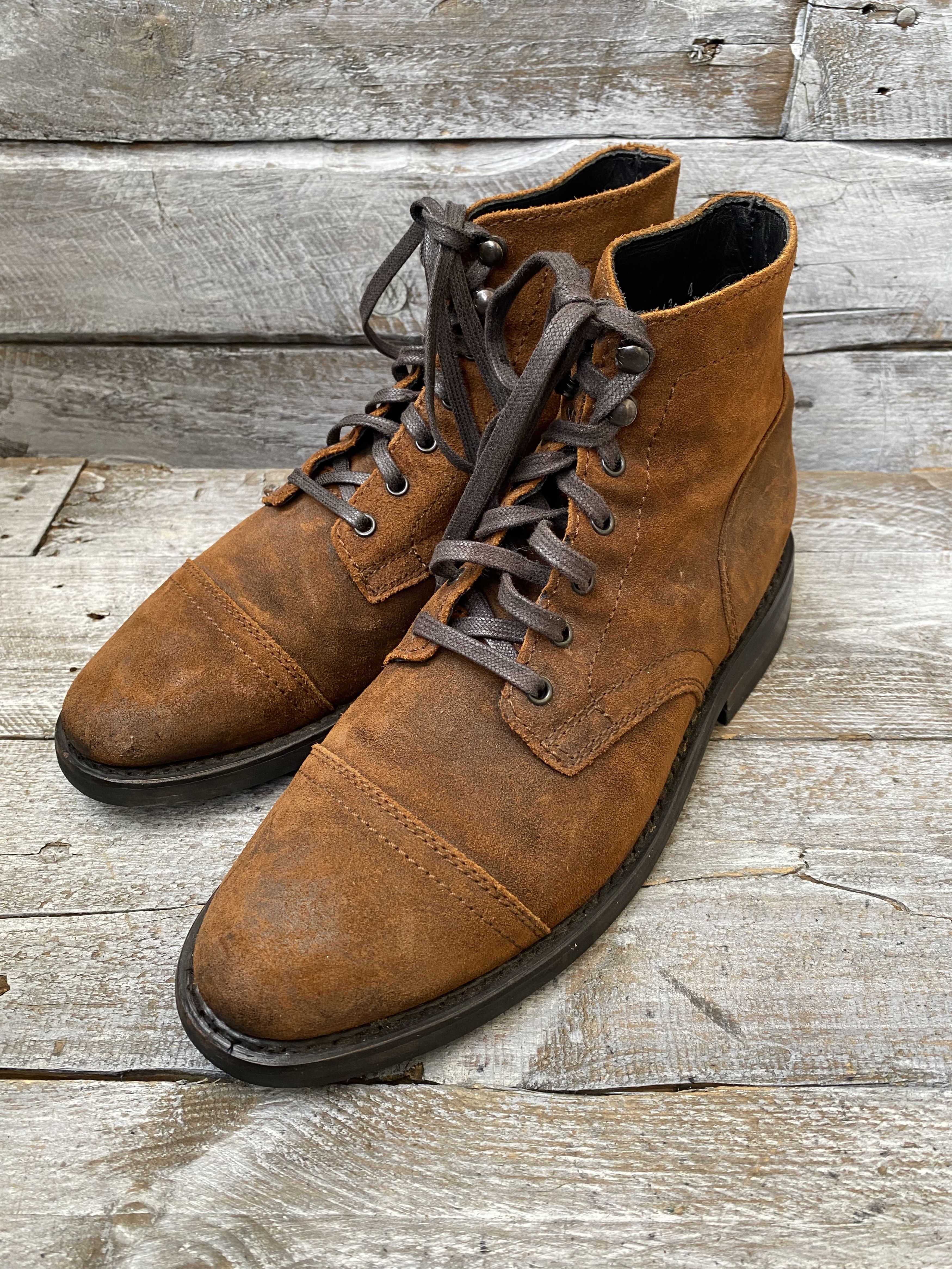 Thursday Boot Company Thursday's mustard brown suede boots sz 7.5 Size US 7.5 / EU 40-41 - 5 Thumbnail