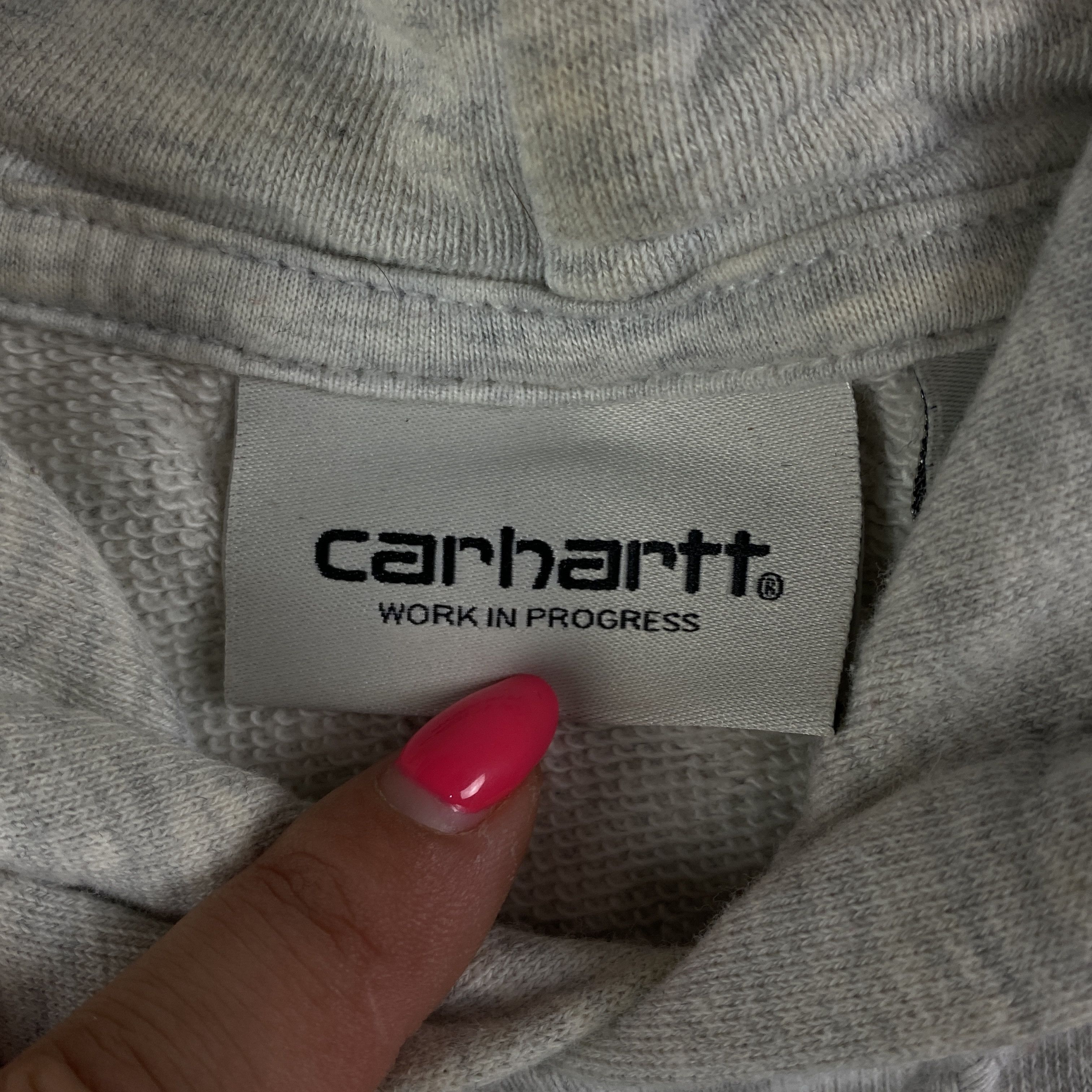 Carhartt × Carhartt Wip Mens Long Sleeve Hoodie Carhartt Big Logo Size S Size US S / EU 44-46 / 1 - 6 Thumbnail