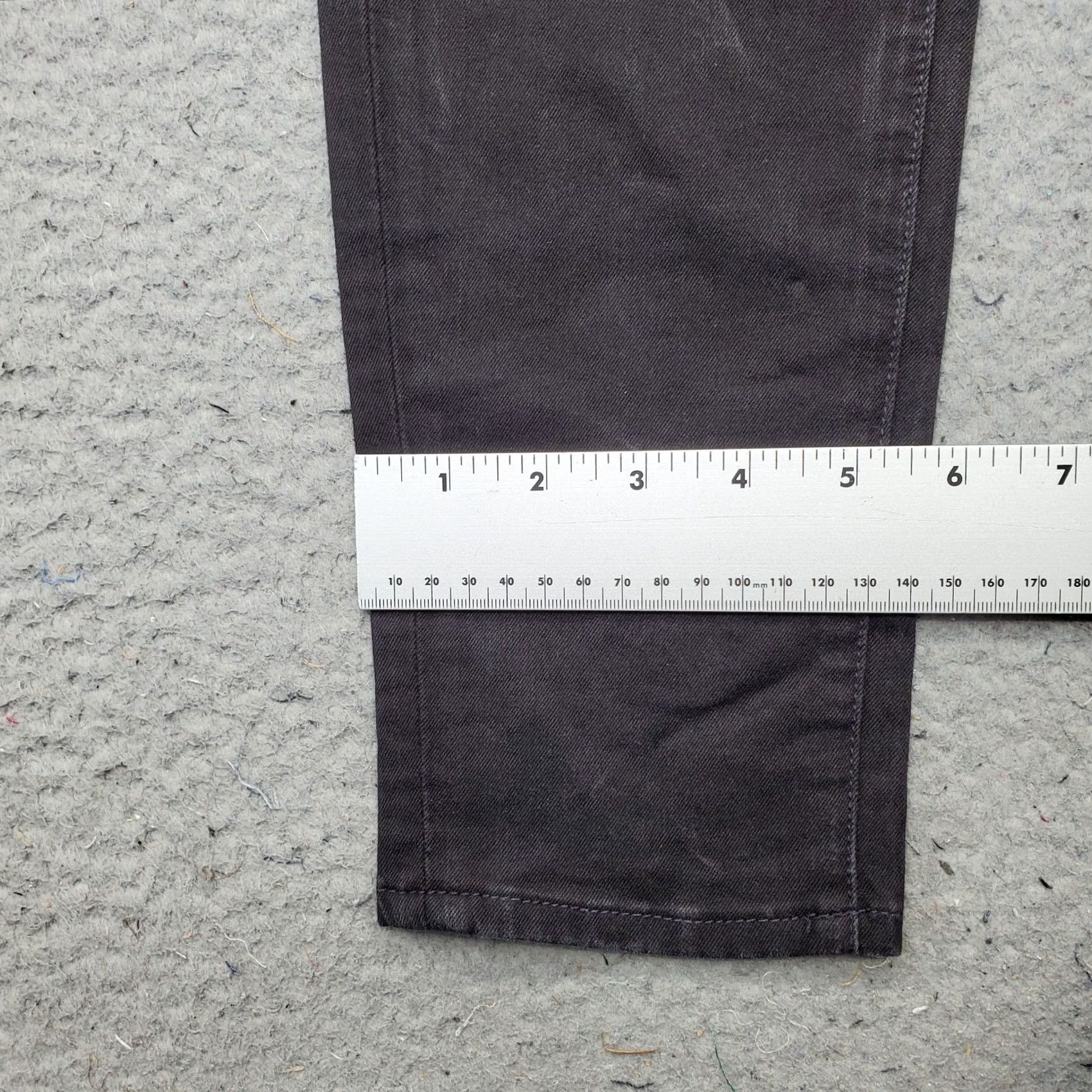 Lucky Brand Lucky Brand Charlie Skinny Jeans Womens 4 Black Denim Distressed Dark Wash Size 27" / US 4 / IT 40 - 5 Thumbnail
